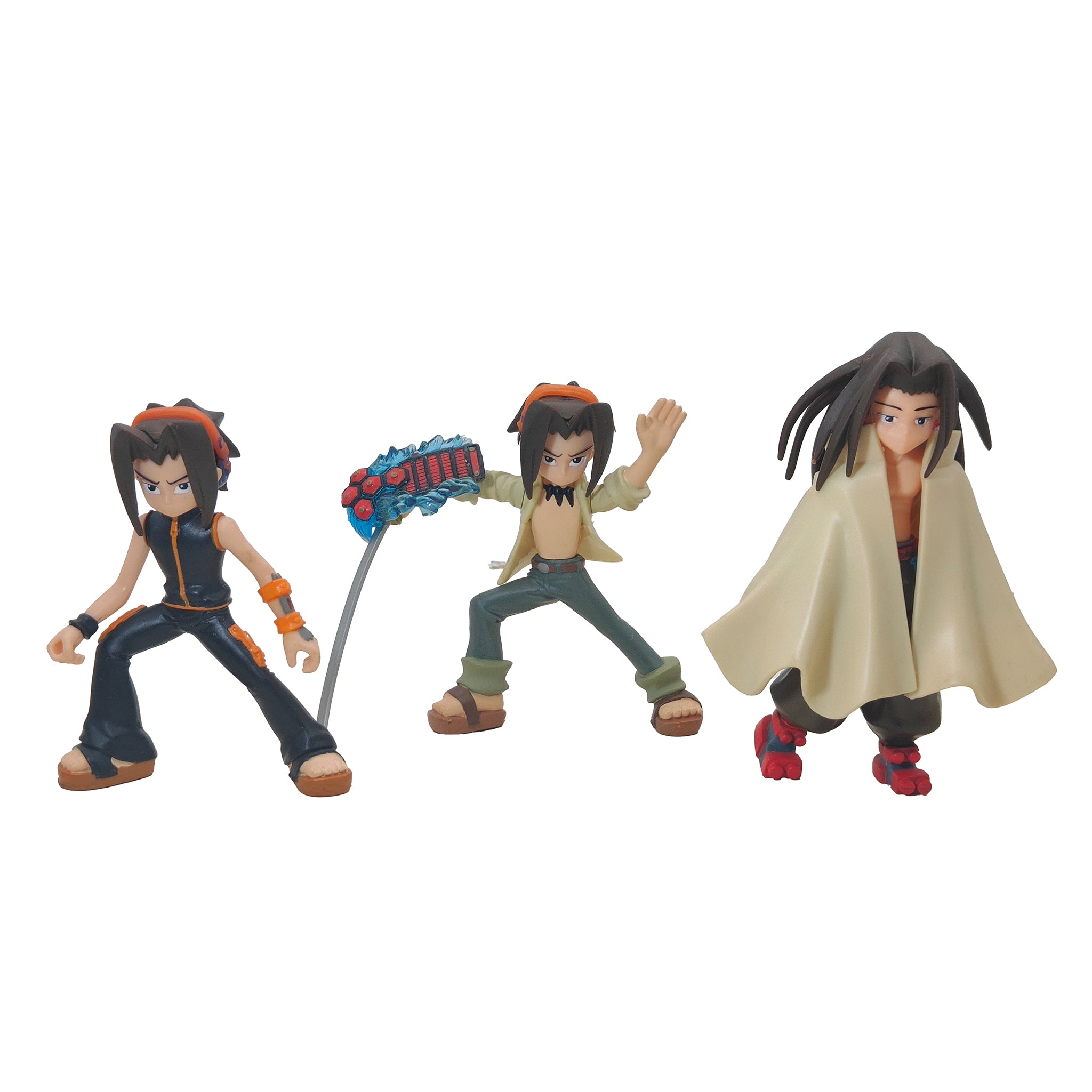 Shaman King Mattel Action Figure Bundle Yoh Asakura Len Tao Hao – Anime & Manga, Mattel, 10 cm, pre-owned collector piece, Uncanny Collectibles Dublin Ireland