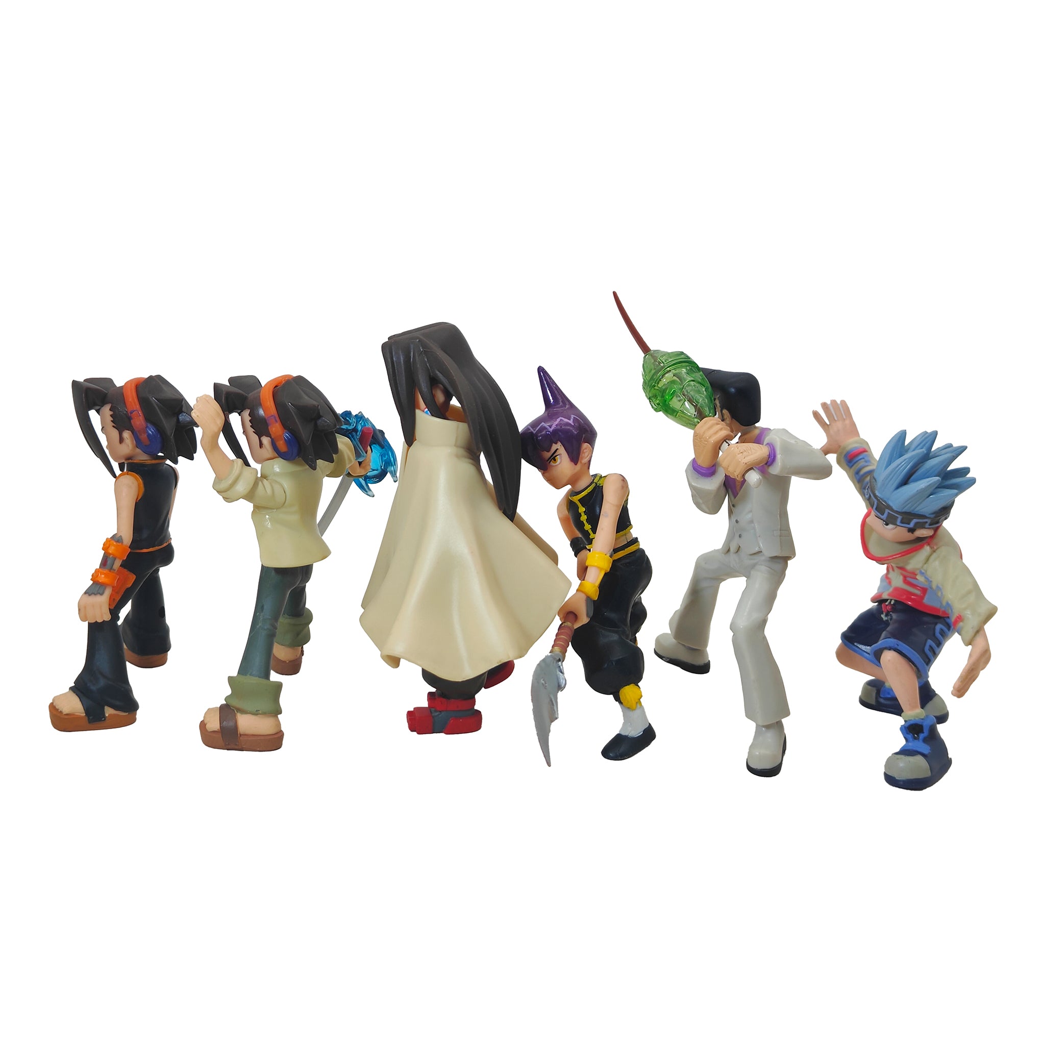 Shaman King Mattel Action Figure Bundle Yoh Asakura Len Tao Hao – Anime & Manga, Mattel, 10 cm, pre-owned collector piece, Uncanny Collectibles Dublin Ireland