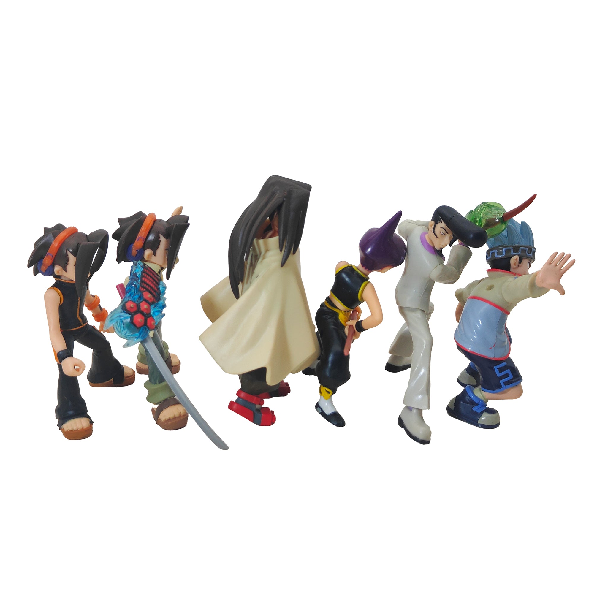 Shaman King Mattel Action Figure Bundle Yoh Asakura Len Tao Hao