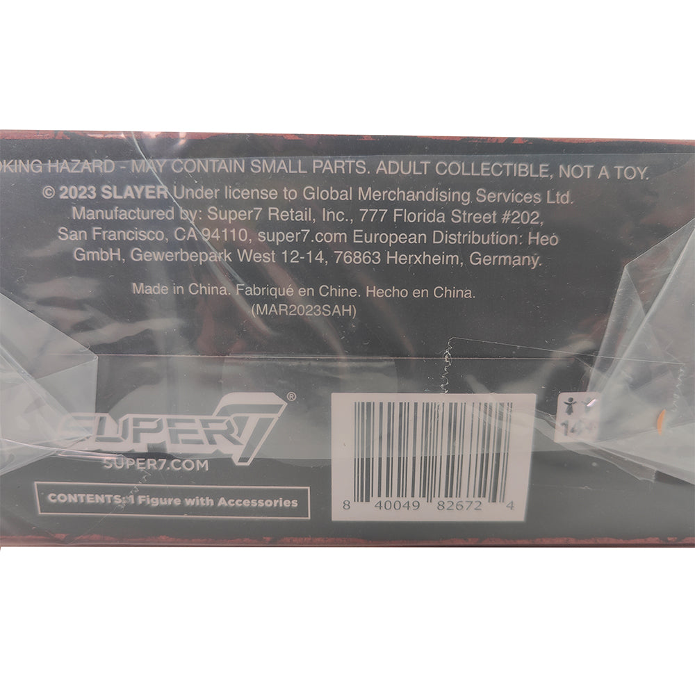 Slayer Ultimates Show No Mercy Minotaur 18 cm Action Figure Super7 2023 – Music, Super7, 18 cm, 2023, brand new collector item, Uncanny Collectibles Dublin Ireland