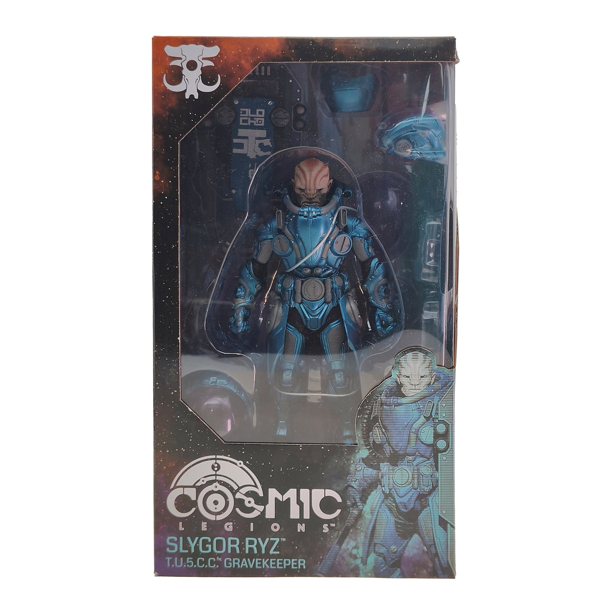 Slygor Ryz Four Horsemen Studios Cosmic Legions Hvalkatar Book Two Gravenight Action Figure 2023 15cm
