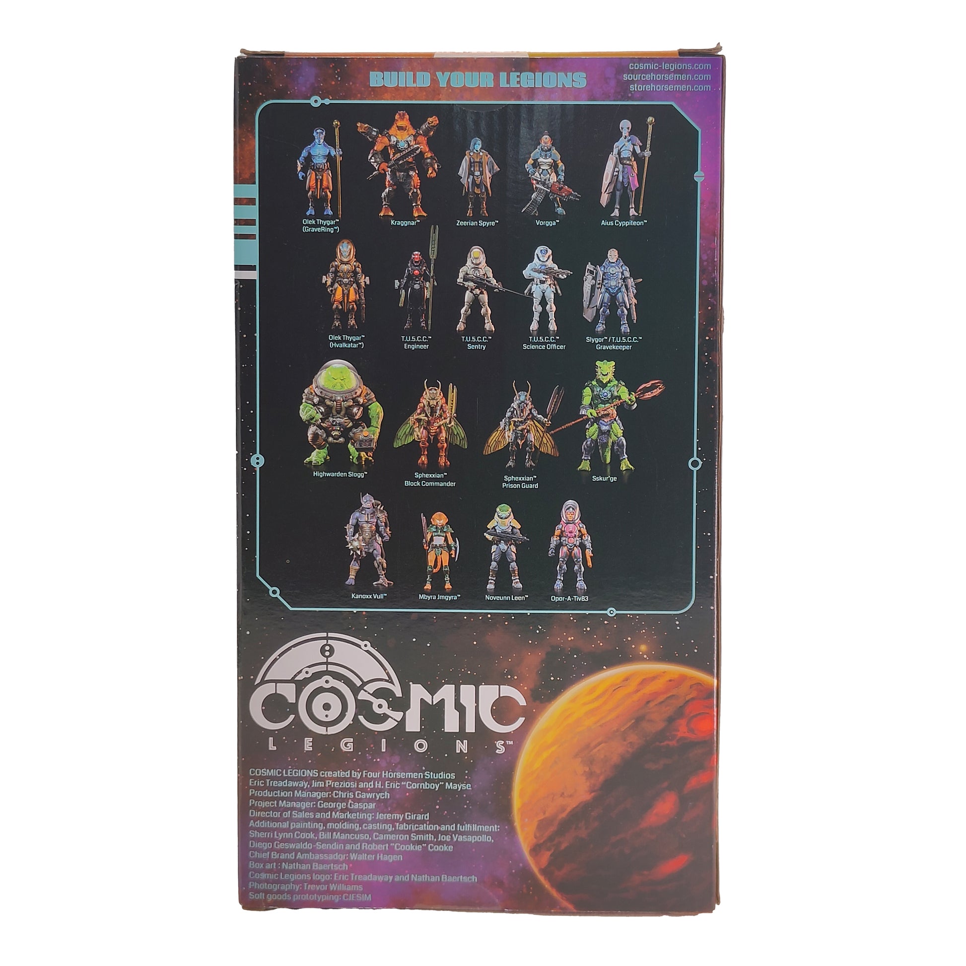 Slygor Ryz Four Horsemen Studios Cosmic Legions Hvalkatar Book Two Gravenight Action Figure 2023 15cm