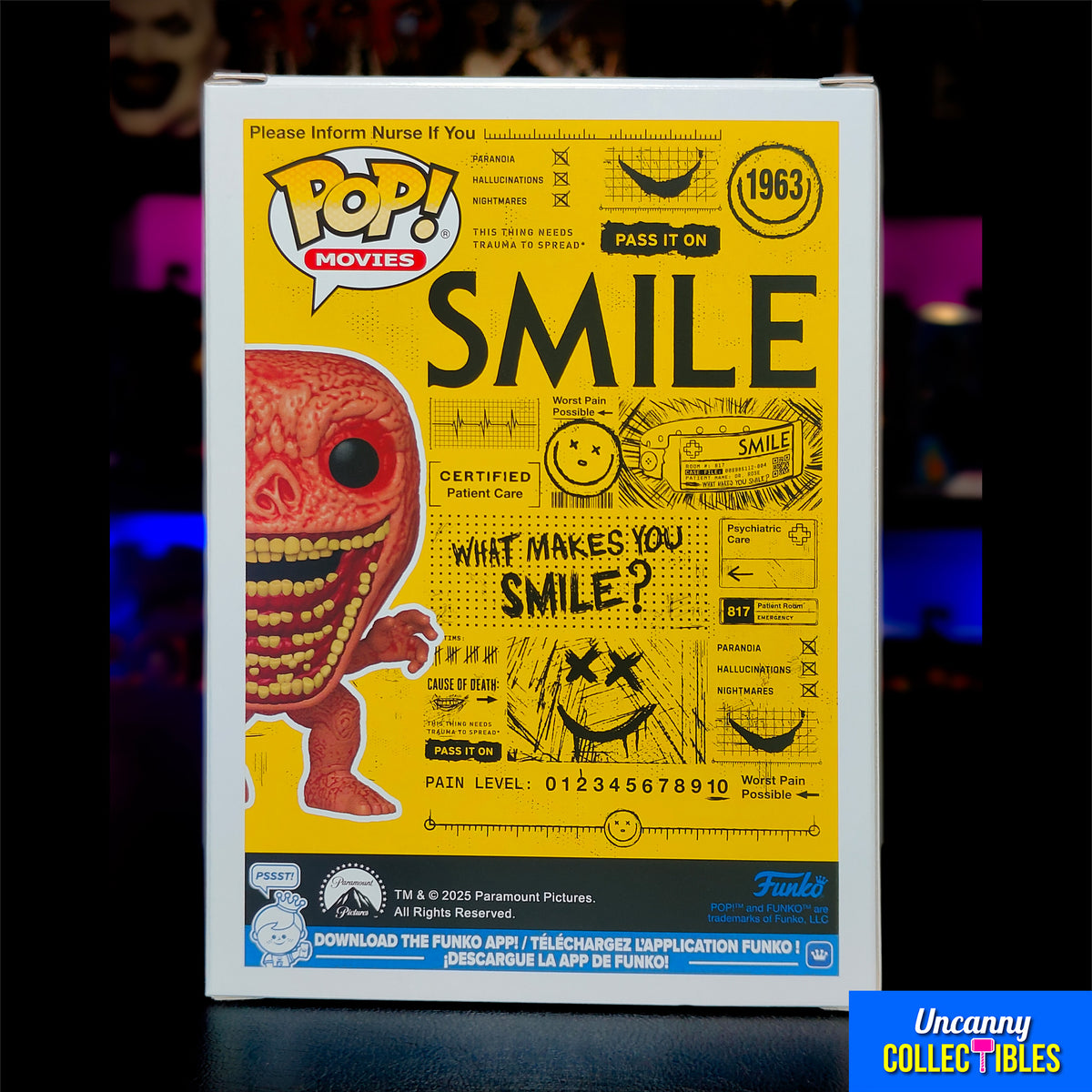 Smile Entity Funko Pop 1963 Vinyl Figure