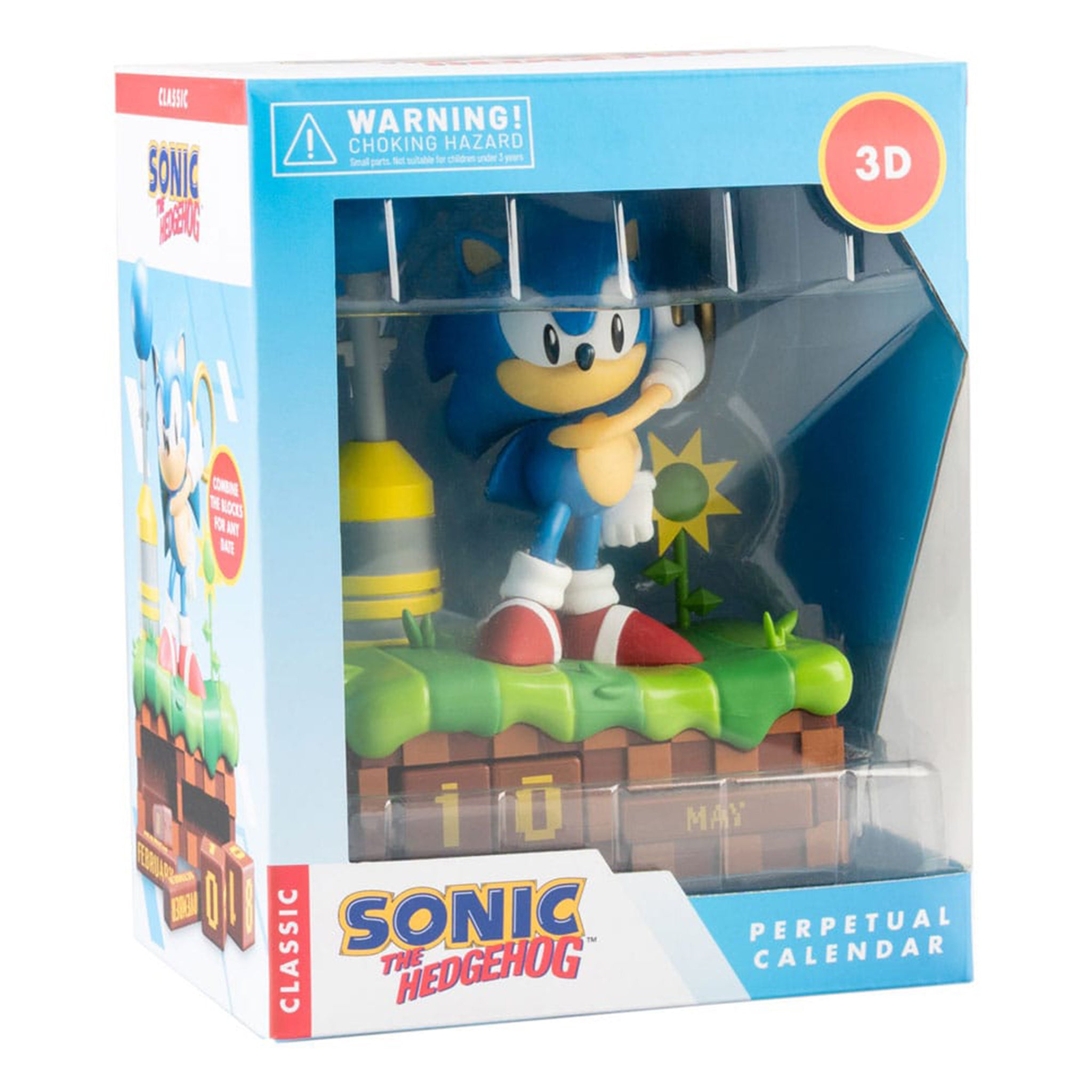 Sonic the Hedgehog 3D Perpetual Calendar Grupo Erik – Video Game Characters, Grupo Erik, 16 cm, brand new collector item, Uncanny Collectibles Dublin Ireland