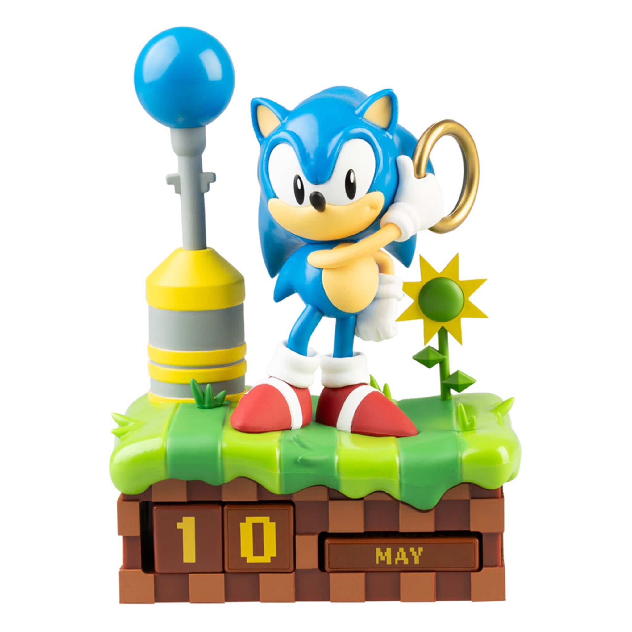 Sonic the Hedgehog 3D Perpetual Calendar Grupo Erik – Video Game Characters, Grupo Erik, 16 cm, brand new collector item, Uncanny Collectibles Dublin Ireland