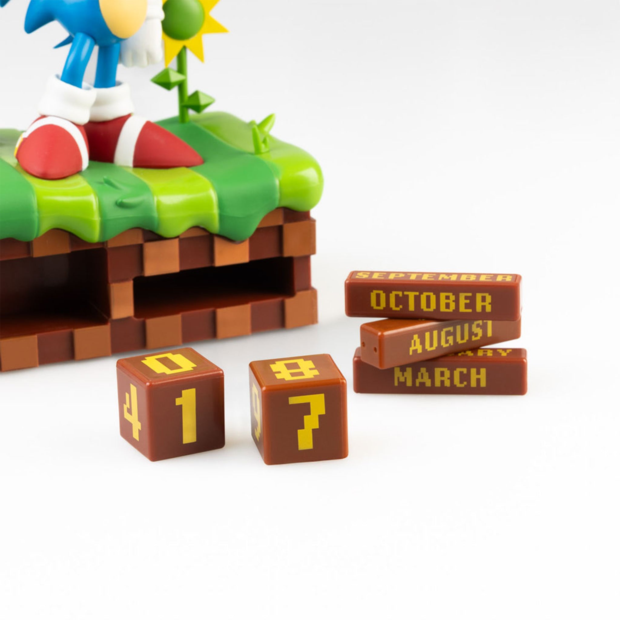 Sonic the Hedgehog 3D Perpetual Calendar Grupo Erik – Video Game Characters, Grupo Erik, 16 cm, brand new collector item, Uncanny Collectibles Dublin Ireland