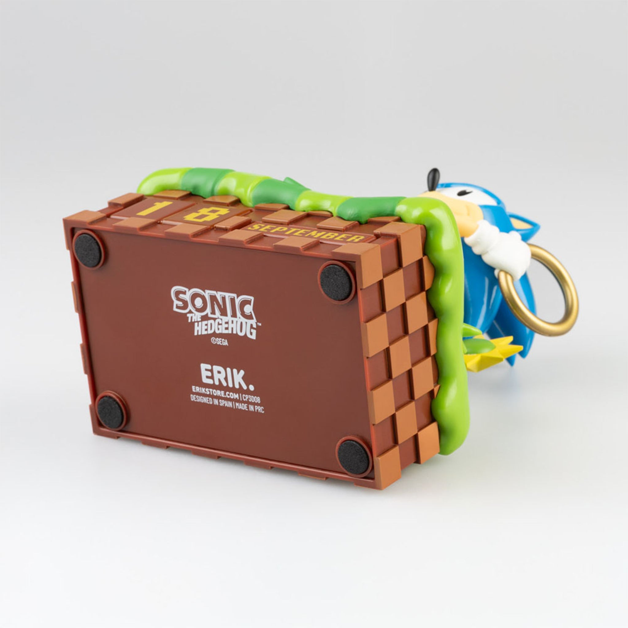 Sonic the Hedgehog 3D Perpetual Calendar Grupo Erik – Video Game Characters, Grupo Erik, 16 cm, brand new collector item, Uncanny Collectibles Dublin Ireland