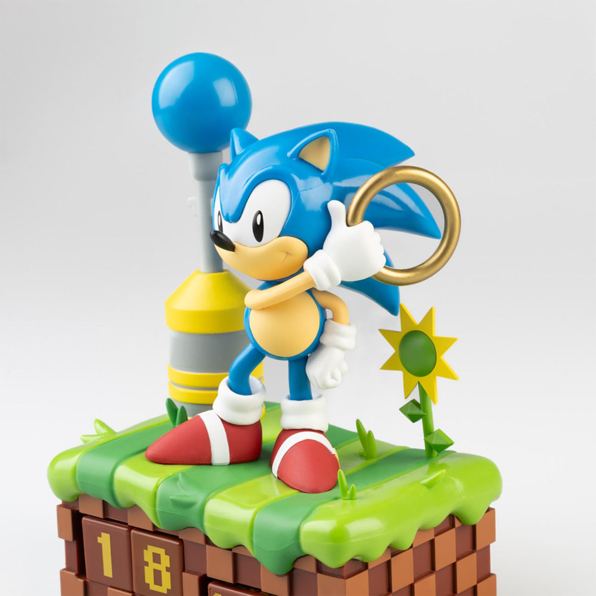 Sonic the Hedgehog 3D Perpetual Calendar Grupo Erik – Video Game Characters, Grupo Erik, 16 cm, brand new collector item, Uncanny Collectibles Dublin Ireland