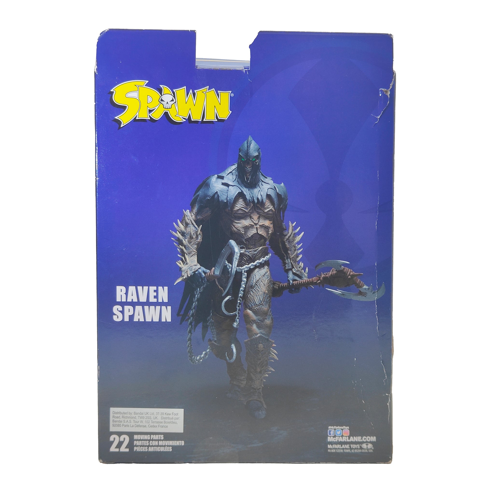 Spawn Raven Spawn McFarlane Toys Action Figure 2021 18cm – Spawn, McFarlane Toys, 18 cm, 2021, pre-owned collector piece, Uncanny Collectibles Dublin Ireland