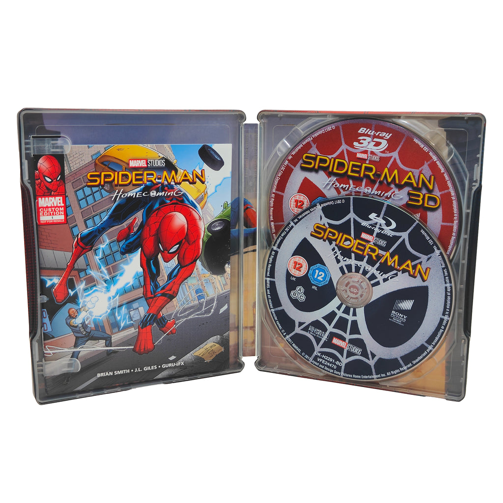Spider Man Homecoming & Far From Home Blu-ray Steelbook Bundle – Spider-Man, Disney, -, 2017, pre-owned collector piece, Uncanny Collectibles Dublin Ireland