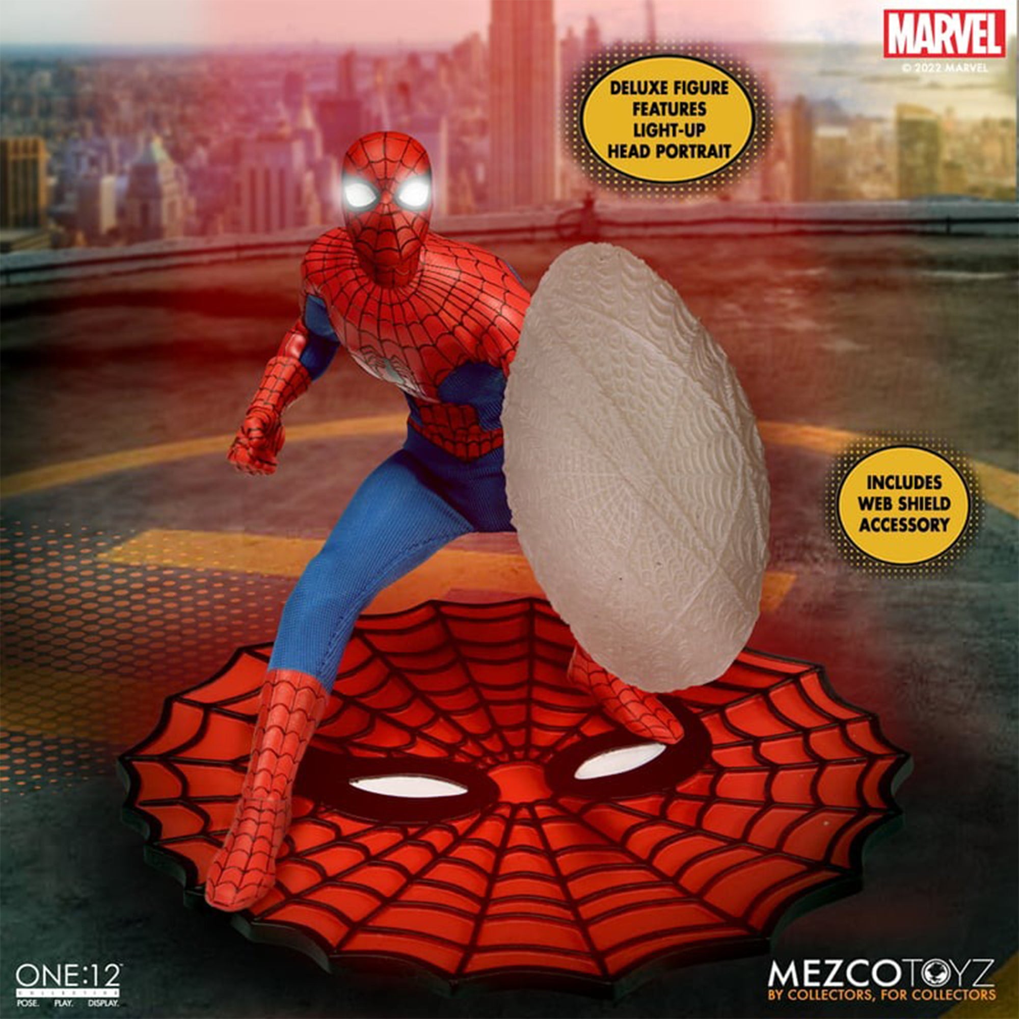 Marvel Amazing Spider-Man Mezco Toyz One:12 Collective Deluxe Edition Action Figure 16cm