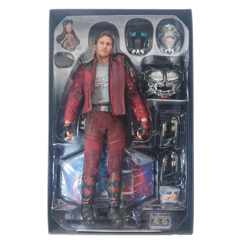 Star-Lord Guardians of the Galaxy Vol 2 Deluxe Hot Toys MMS 421 1/6 Scale Figure