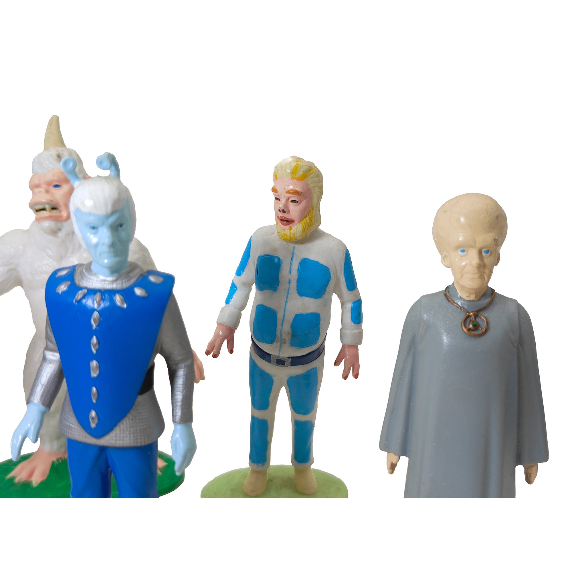 Star Trek 1991 Hamilton Collection Gorn Mugato Andorian Tellarite Talosian PVC Figures – TV Icons & Heroes, Vintage Brands, 9 cm, 1991, pre-owned collector piece, Uncanny Collectibles Dublin Ireland
