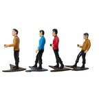 Star Trek 1991 Hamilton Collection Kirk Spock McCoy Uhura Scotty Sulu Chekov PVC Figures