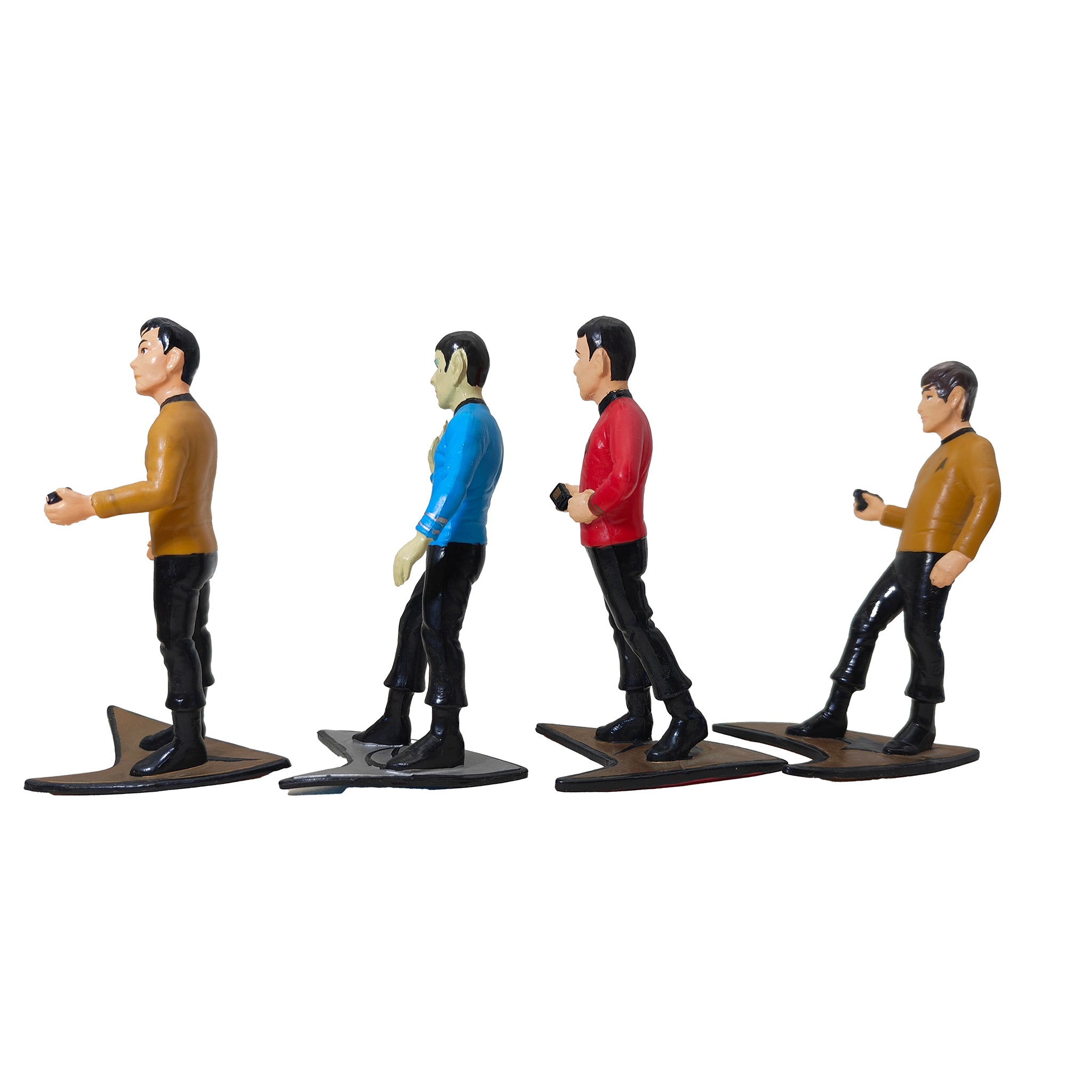 Star Trek 1991 Hamilton Collection Kirk Spock McCoy Uhura Scotty Sulu Chekov PVC Figures – TV Icons & Heroes, Vintage Brands, 9 cm, 1991, pre-owned collector piece, Uncanny Collectibles Dublin Ireland