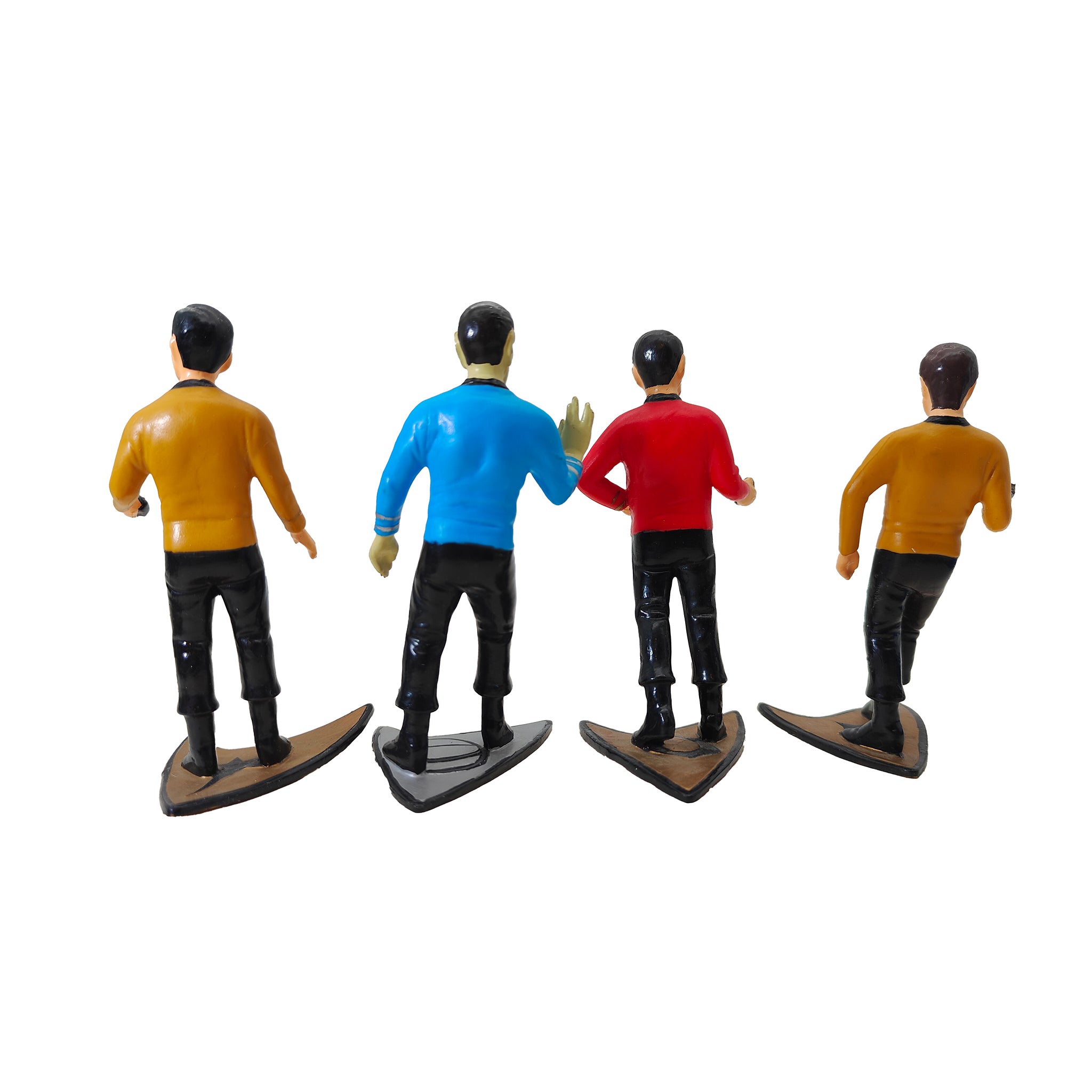 Star Trek 1991 Hamilton Collection Kirk Spock McCoy Uhura Scotty Sulu Chekov PVC Figures – TV Icons & Heroes, Vintage Brands, 9 cm, 1991, pre-owned collector piece, Uncanny Collectibles Dublin Ireland