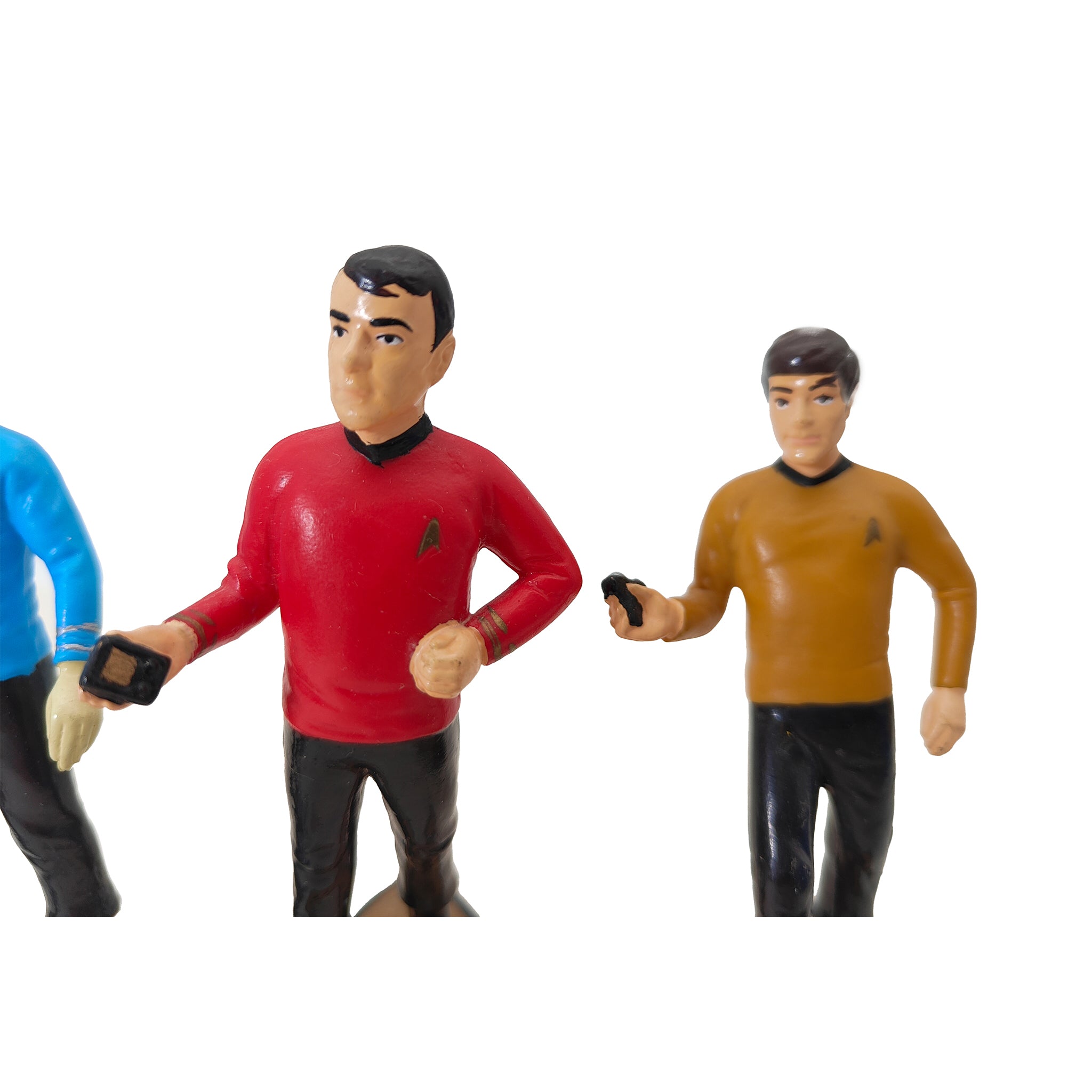 Star Trek 1991 Hamilton Collection Kirk Spock McCoy Uhura Scotty Sulu Chekov PVC Figures