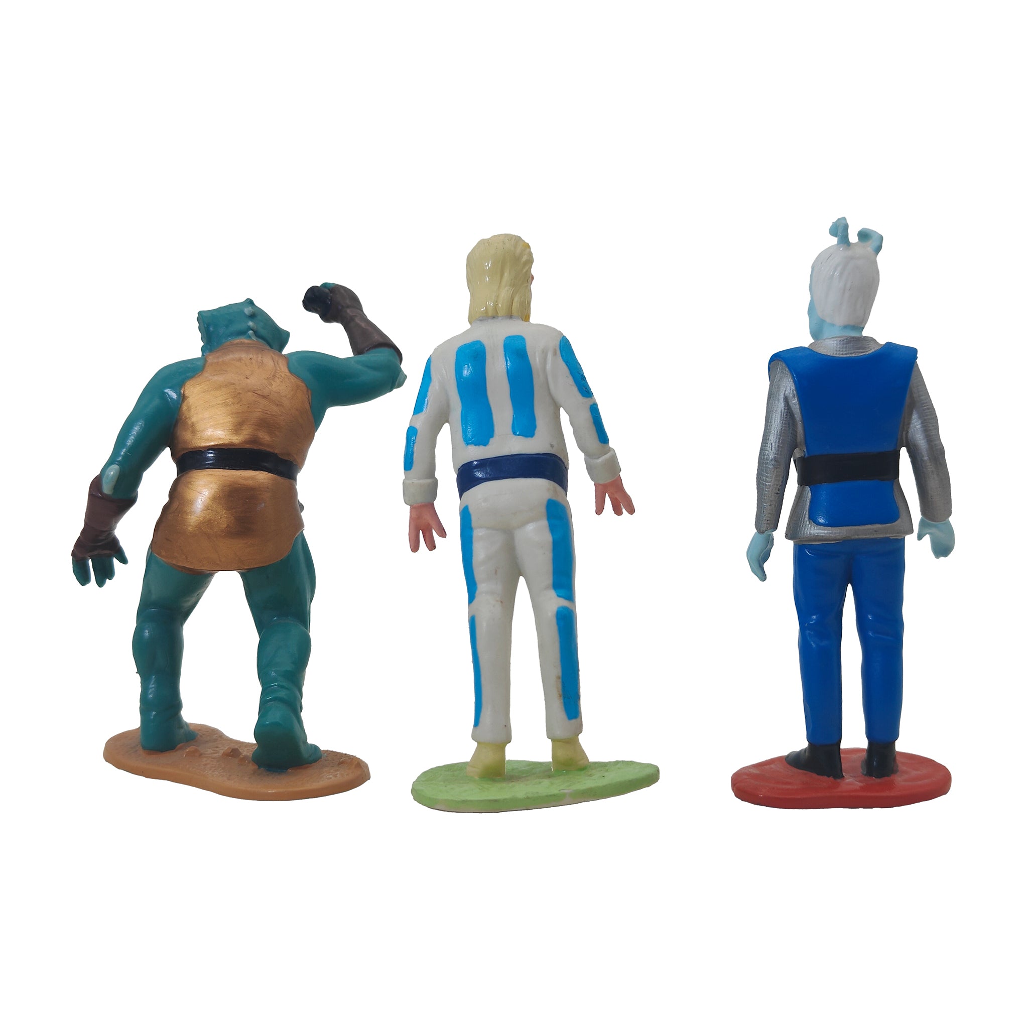 Star Trek 1991 Hamilton Collection Gorn Mugato Andorian Tellarite Talosian PVC Figures – TV Icons & Heroes, Vintage Brands, 9 cm, 1991, pre-owned collector piece, Uncanny Collectibles Dublin Ireland