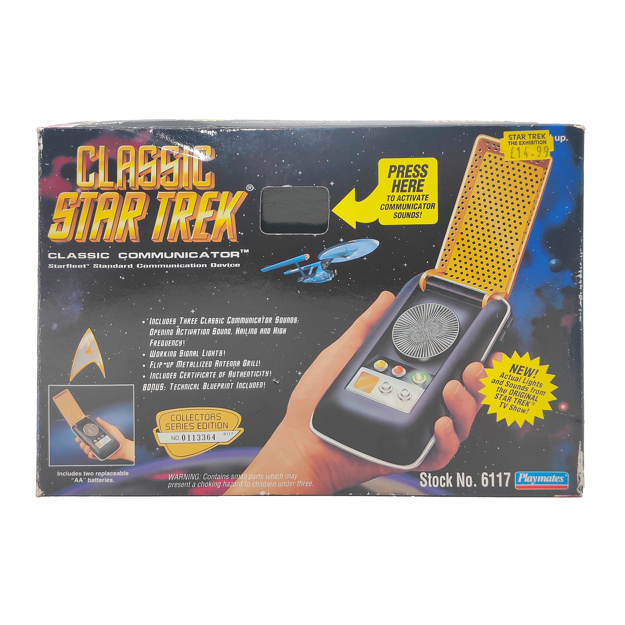Star Trek Classic Communicator Playmates Toys 1994 Collectors Edition