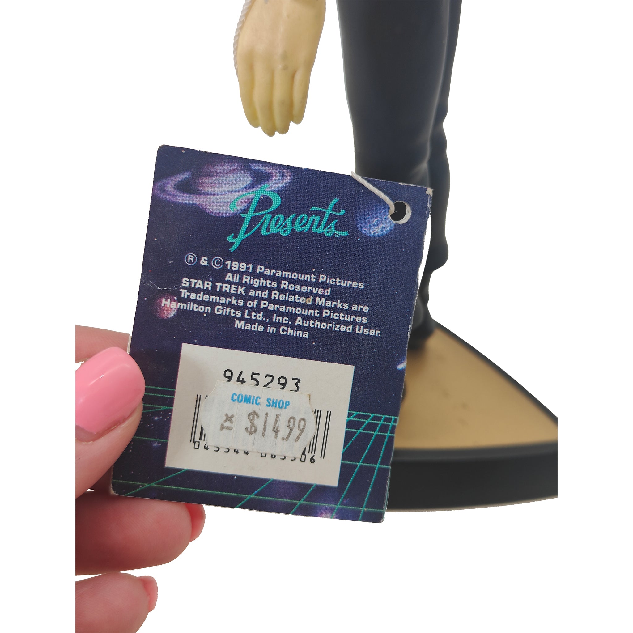 Star Trek Dr Leonard McCoy Bones Figure Hamilton Gifts  1991 – TV Icons & Heroes, Vintage Brands, 26 cm, 1991, pre-owned collector piece, Uncanny Collectibles Dublin Ireland