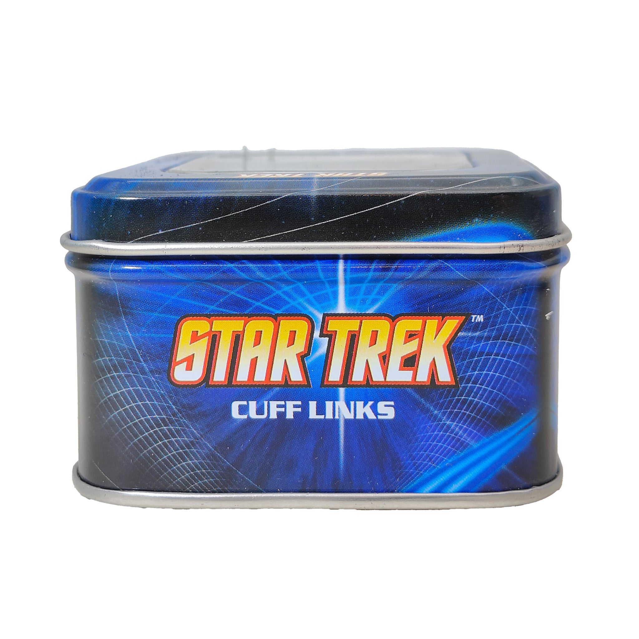 Star Trek Enterprise Insignia Cuff Links 2009 – TV Icons & Heroes, Vintage Brands, 2 cm, 2009, pre-owned collector piece, Uncanny Collectibles Dublin Ireland