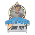 Star Trek Kirk and Spock Porcelain Trading Cards with Stands 1991 Hamilton Gifts