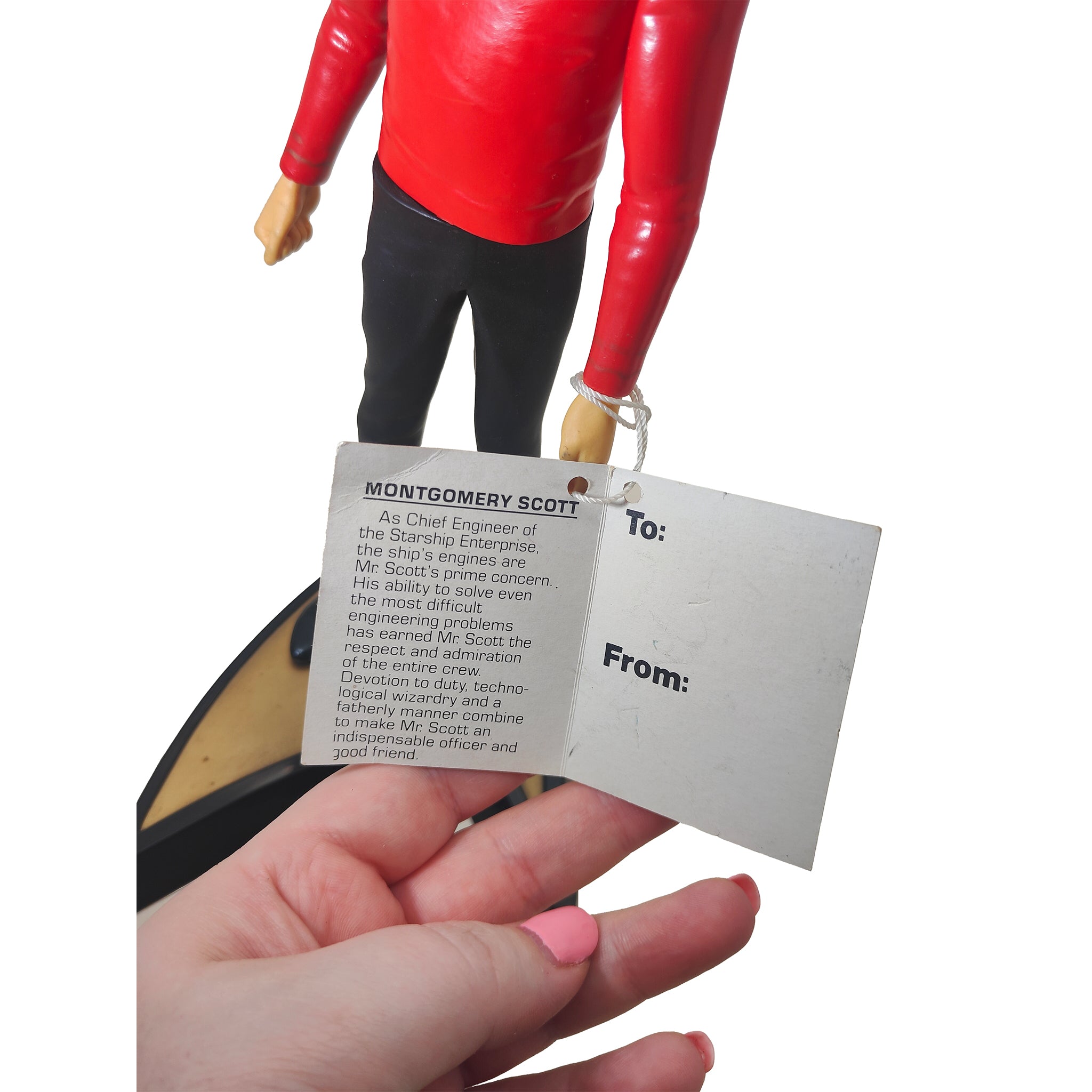 Star Trek Montgomery Scotty Scott Figure Hamilton Gifts  1991 – TV Icons & Heroes, Vintage Brands, 26 cm, 1991, pre-owned collector piece, Uncanny Collectibles Dublin Ireland