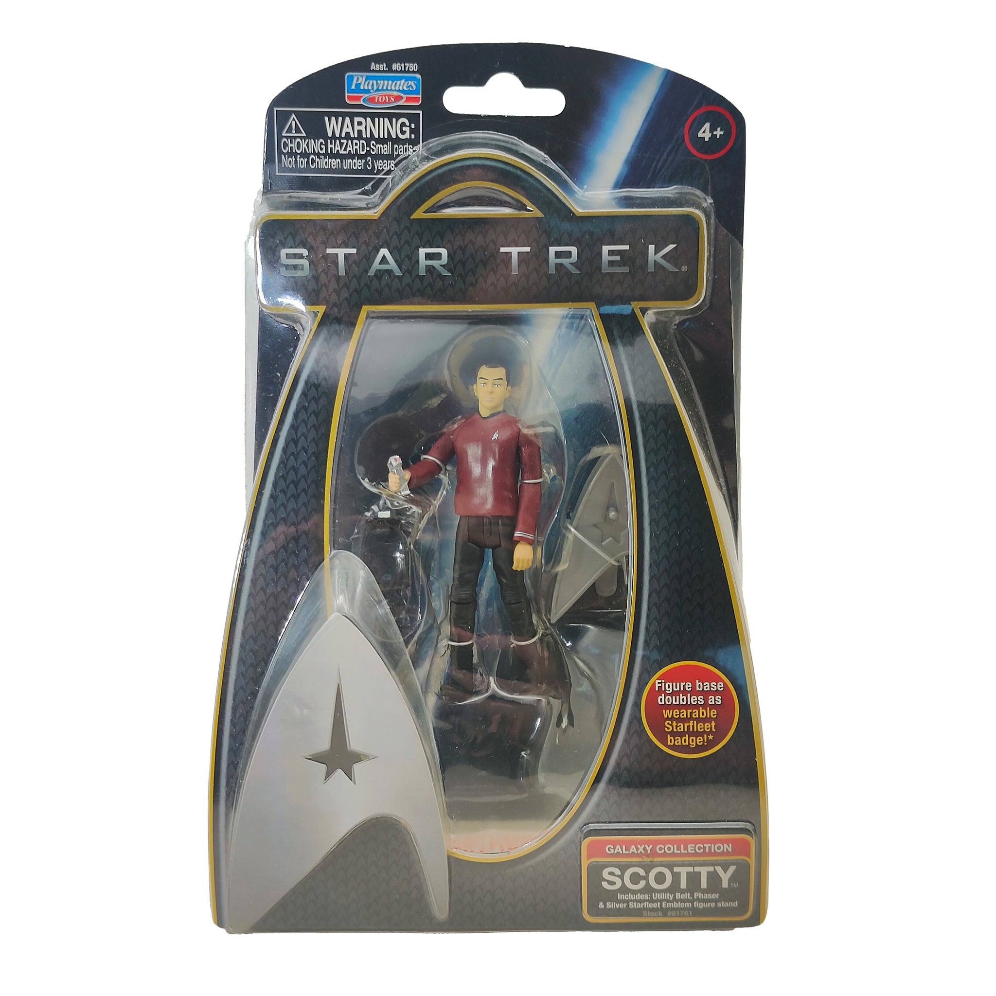 Star Trek Movie Scotty Galaxy Collection Playmates Figure 2009