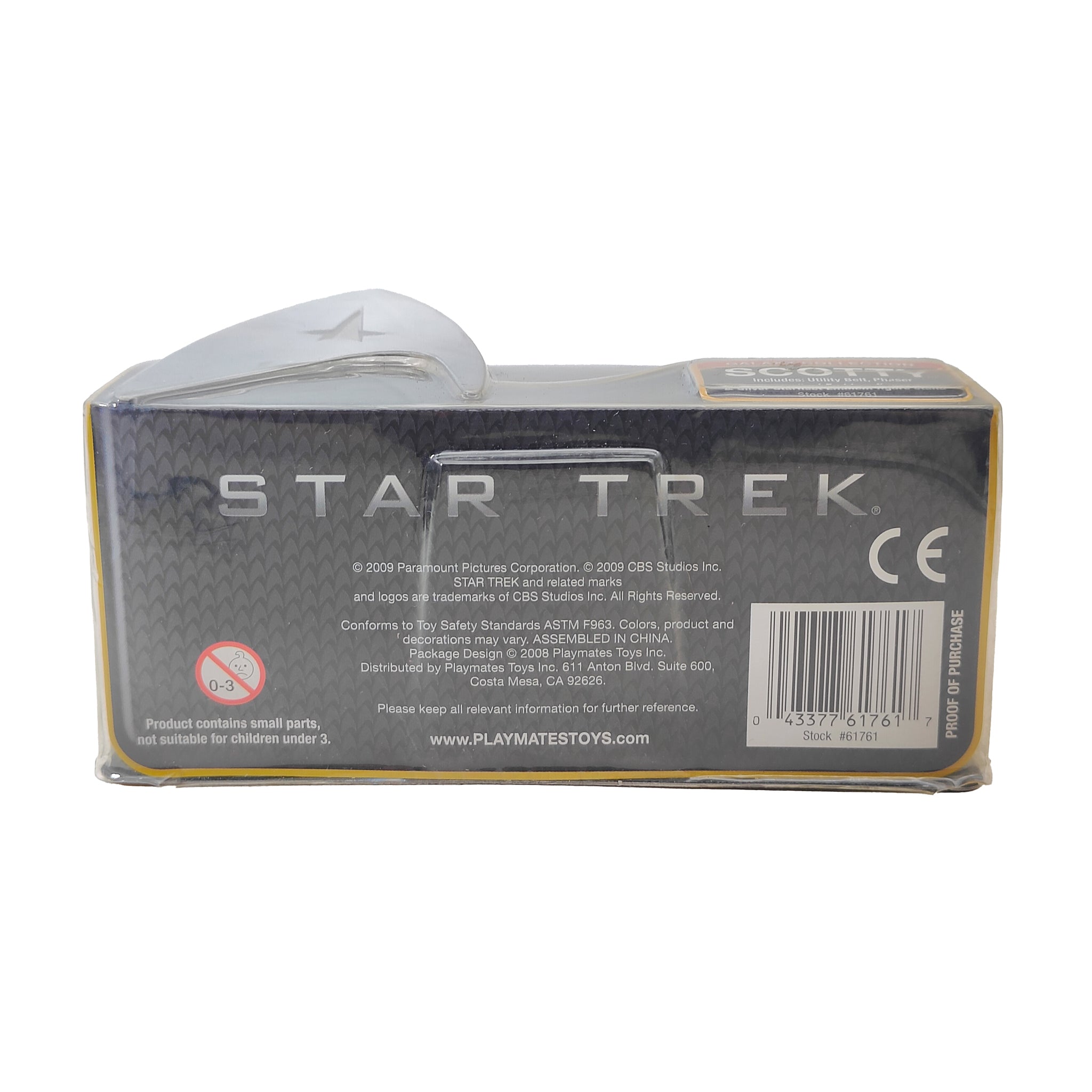 Star Trek Movie Scotty Galaxy Collection Playmates Figure 2009