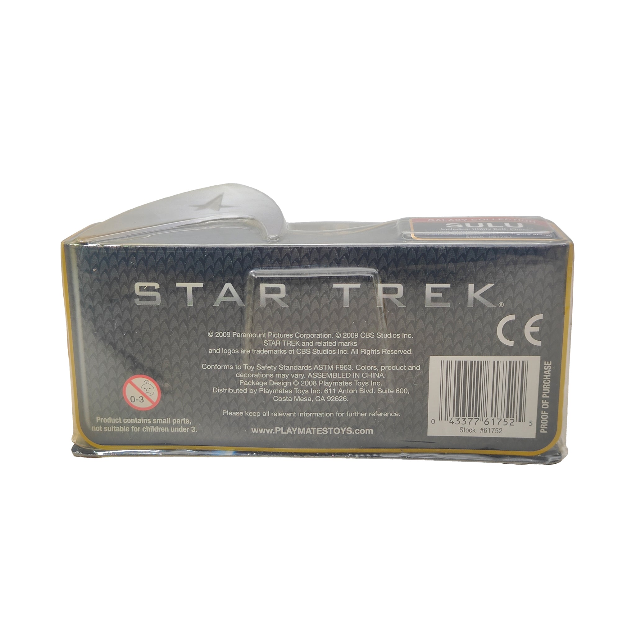 Star Trek Movie Sulu Galaxy Collection Playmates Toys Action Figure 2009