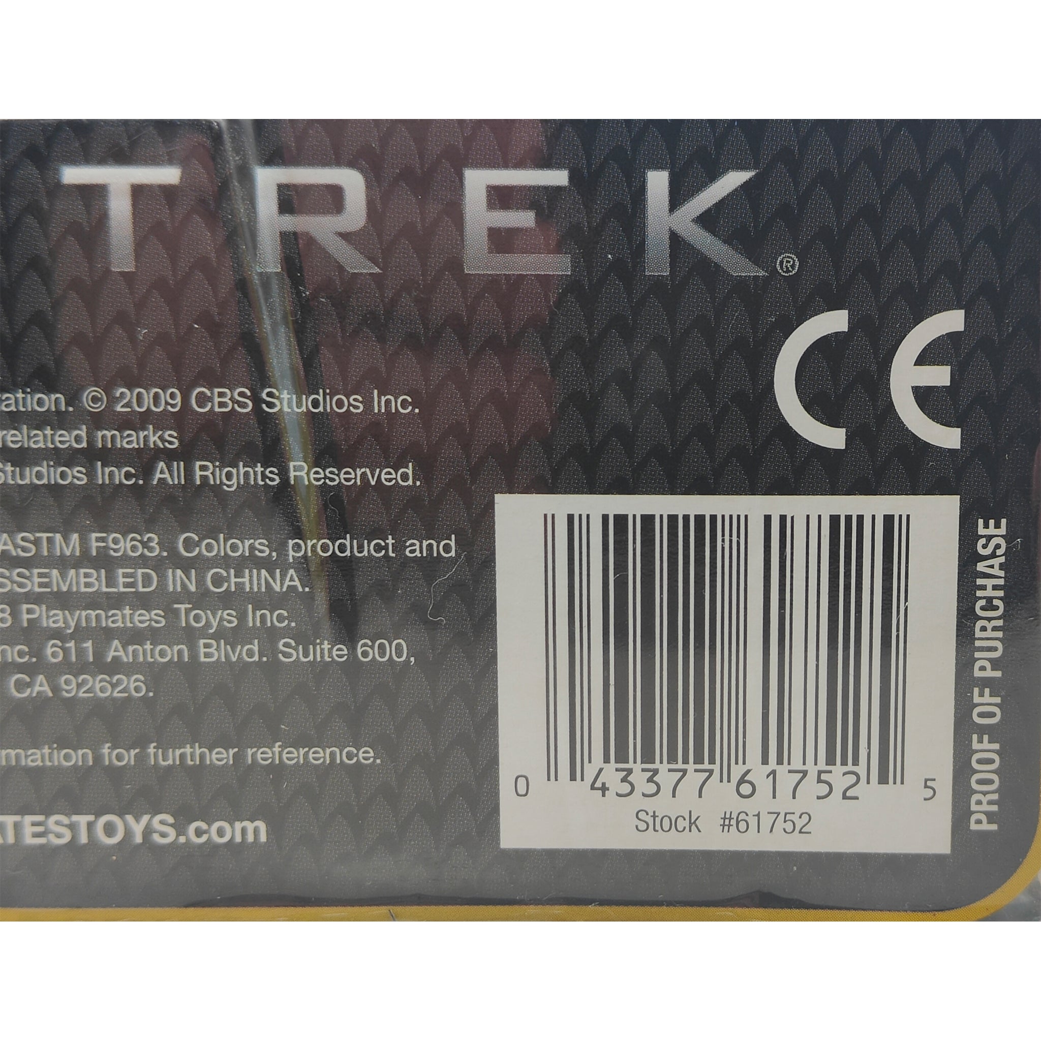 Star Trek Movie Sulu Galaxy Collection Playmates Toys Action Figure 2009