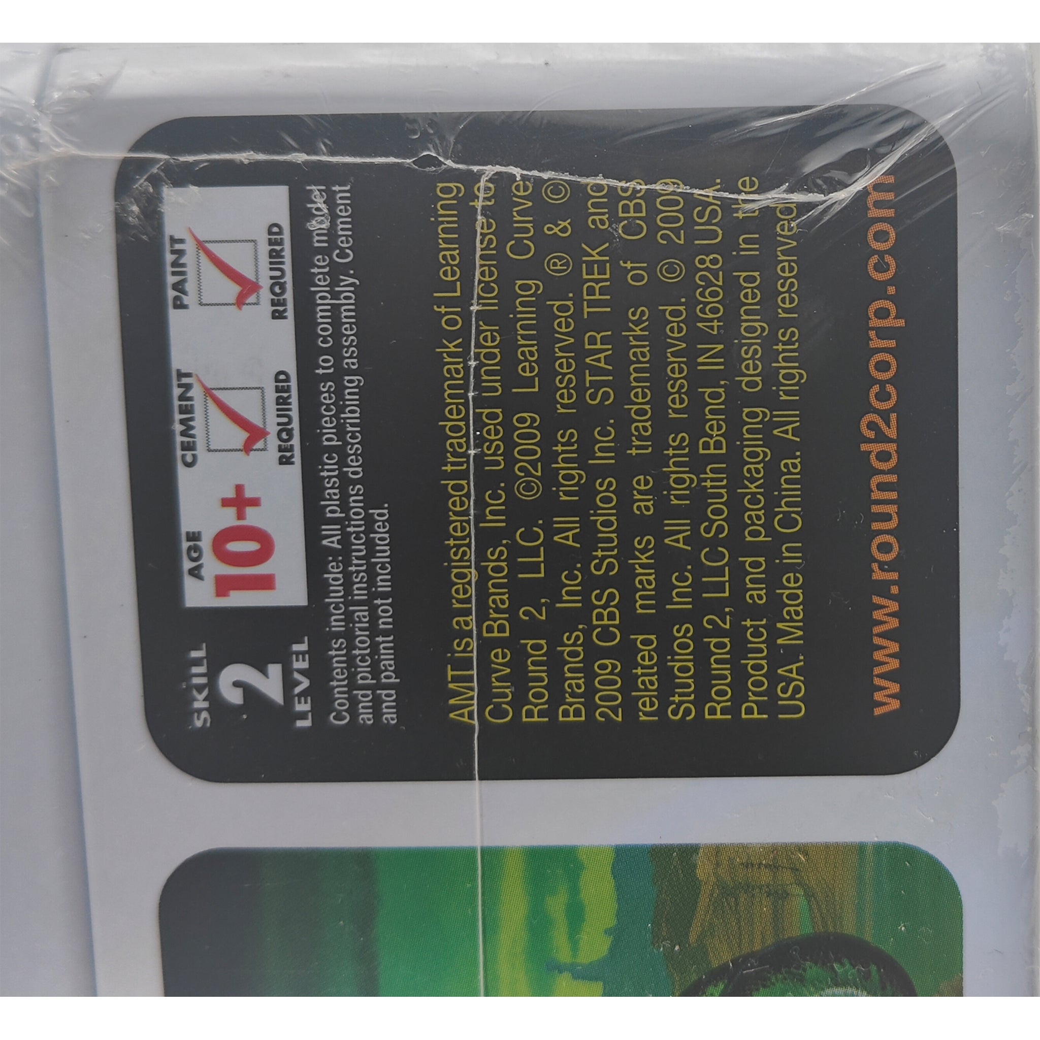 Star Trek Mr Spock AMT Plastic Model Kit 1:8 Scale Collectors Tin