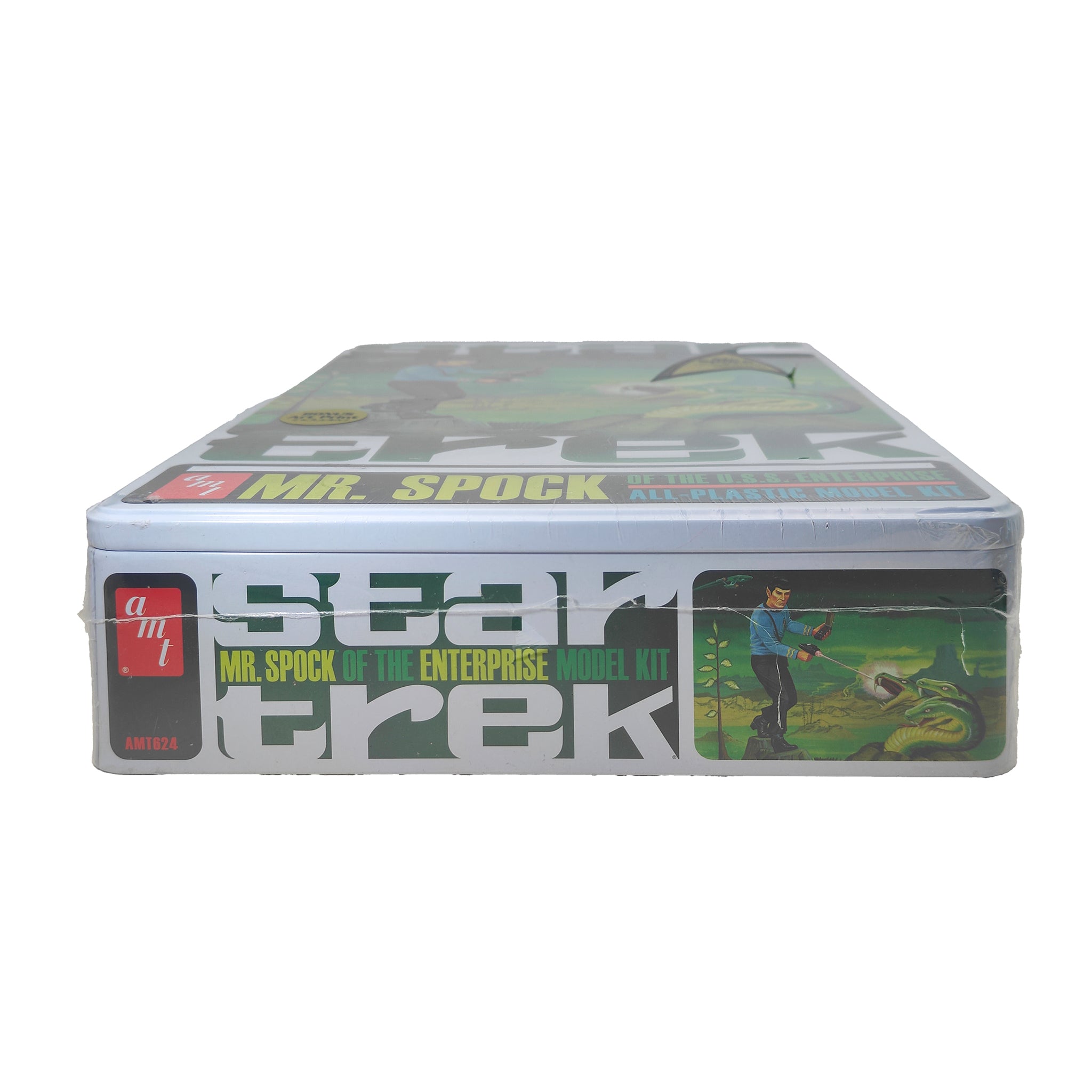 Star Trek Mr Spock AMT Plastic Model Kit 1:8 Scale Collectors Tin