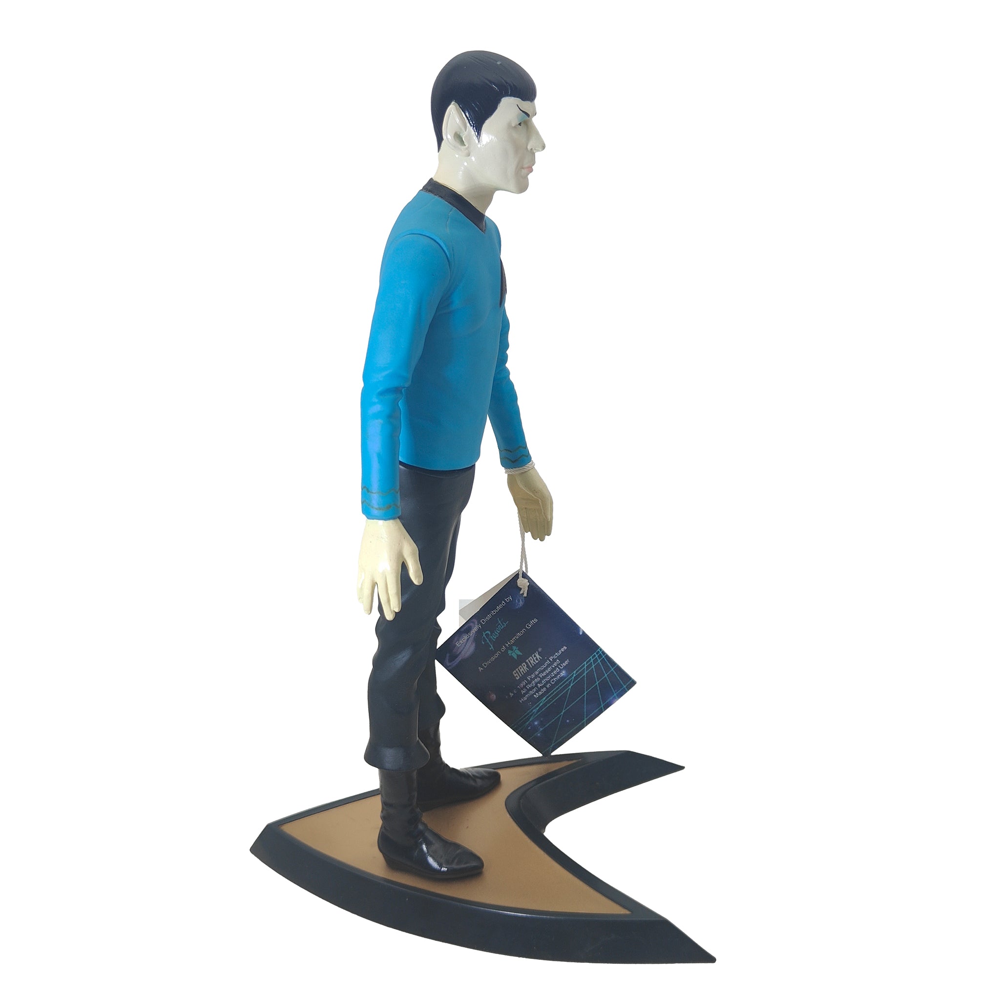 Star Trek Mr Spock Figure Hamilton Gifts  1991 – TV Icons & Heroes, Vintage Brands, 26 cm, 1991, pre-owned collector piece, Uncanny Collectibles Dublin Ireland