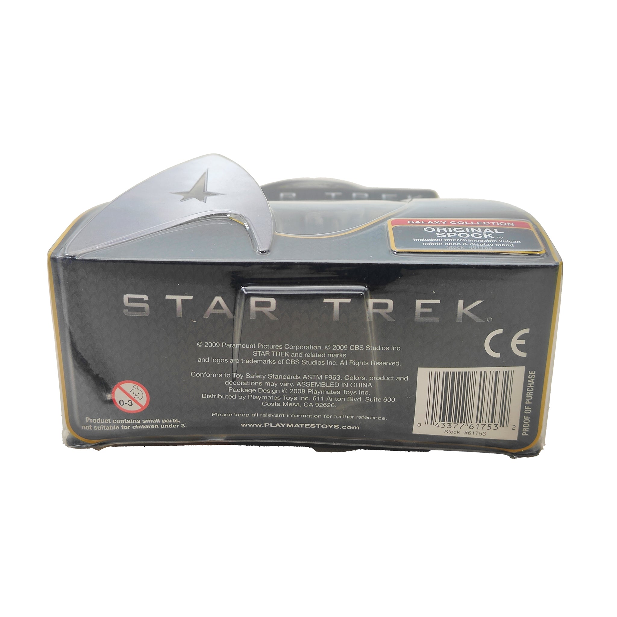 Star Trek Original Spock Galaxy Collection Playmates Toys Action Figure 2009 – TV Icons & Heroes, Playmates Toys, 15 cm, 2009, pre-owned collector piece, Uncanny Collectibles Dublin Ireland