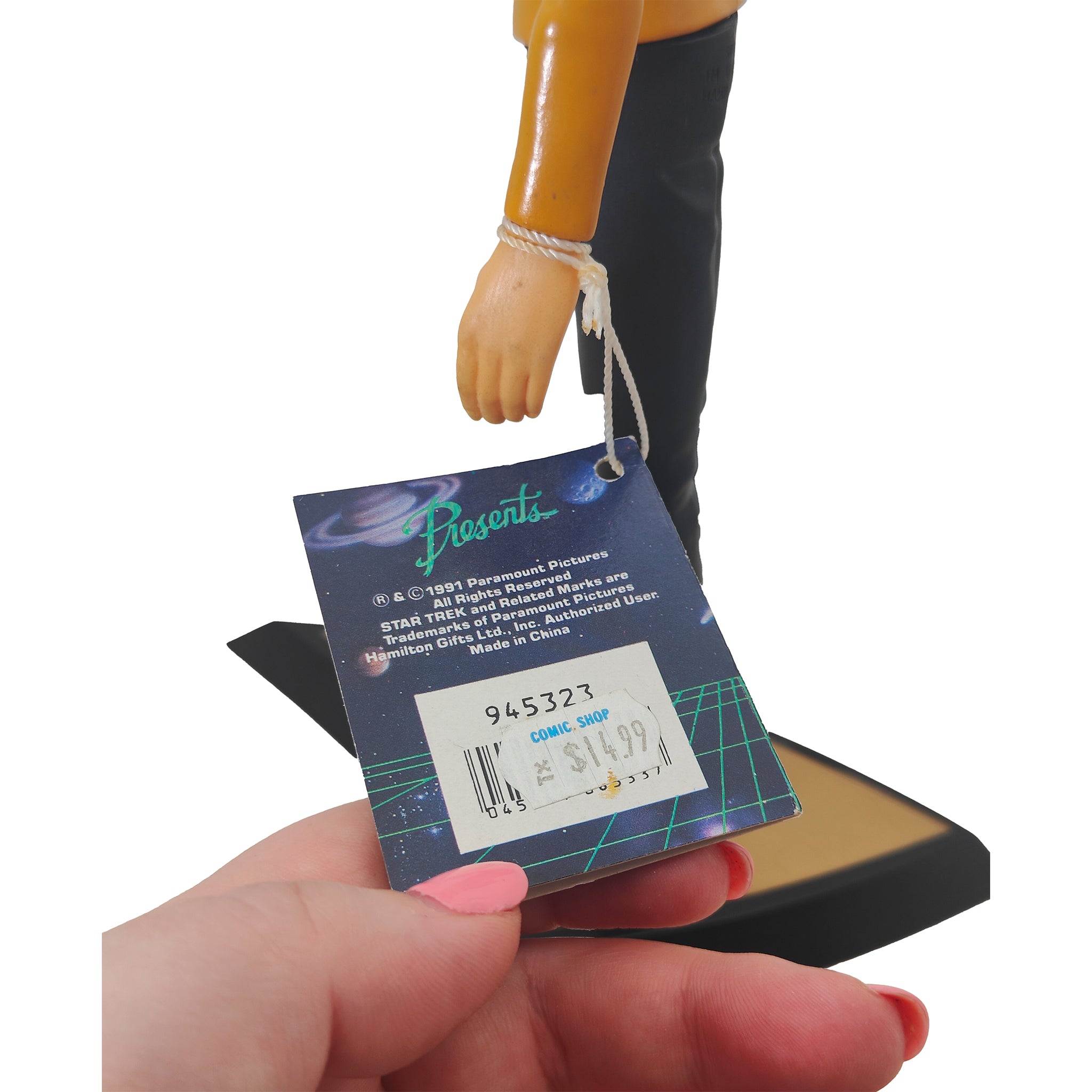 Star Trek Pavel Chekov Figure Hamilton Gifts  1991 – TV Icons & Heroes, Vintage Brands, 26 cm, 1991, pre-owned collector piece, Uncanny Collectibles Dublin Ireland