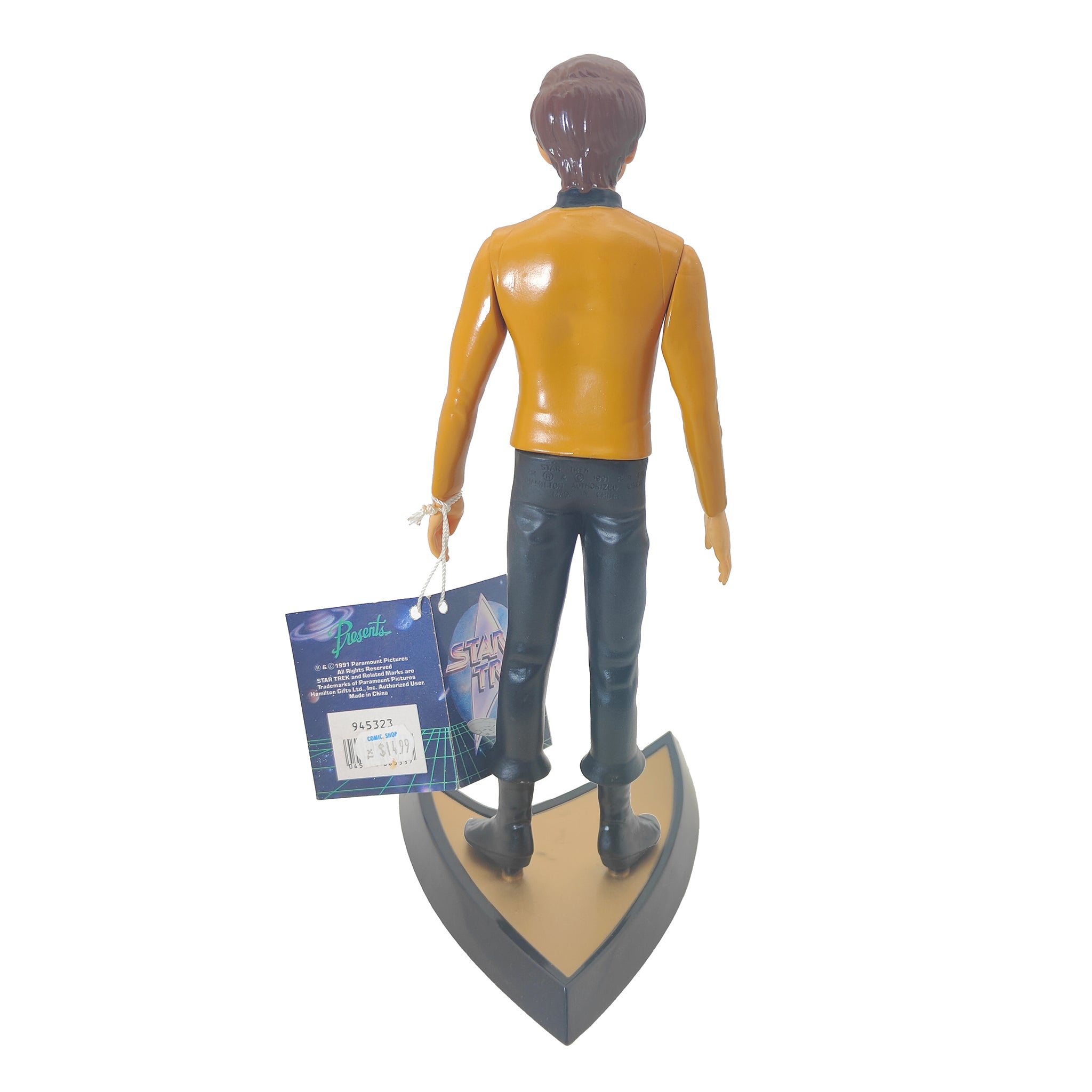Star Trek Pavel Chekov Figure Hamilton Gifts  1991 – TV Icons & Heroes, Vintage Brands, 26 cm, 1991, pre-owned collector piece, Uncanny Collectibles Dublin Ireland