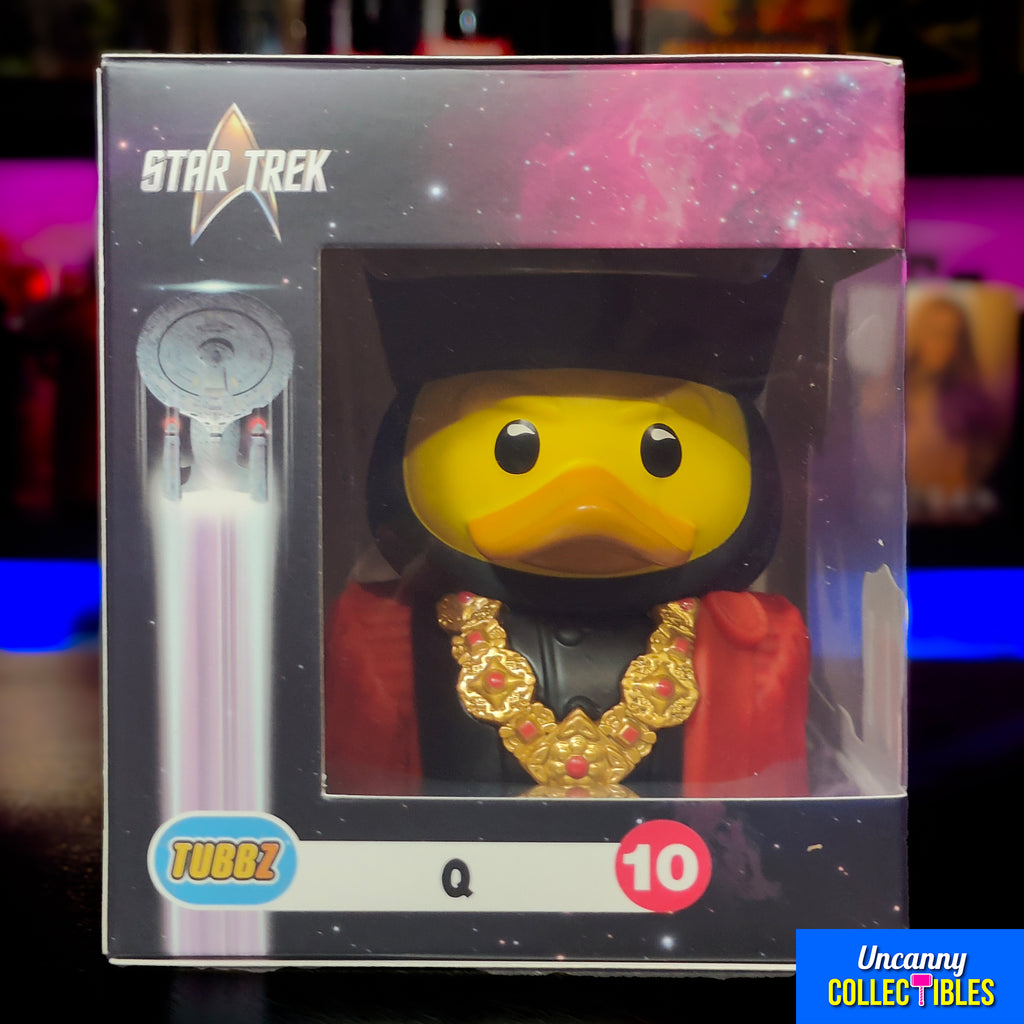 Star Trek Q #10 Tubbz Boxed Edition Cosplaying Duck Collectible 10cm – TV Icons & Heroes, Numskull, 10 cm, 2024, brand new collector item, Uncanny Collectibles Dublin Ireland