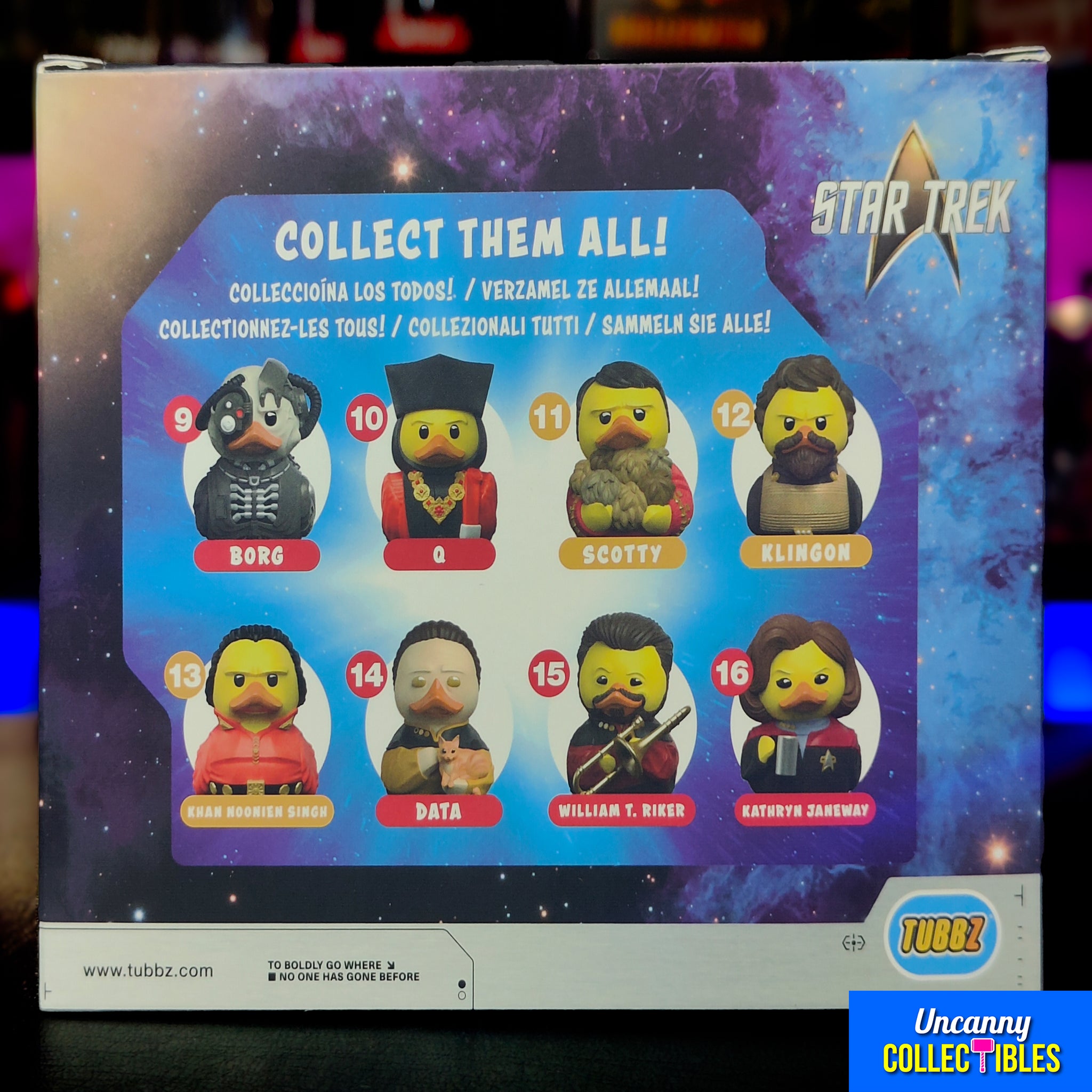 Star Trek Q #10 Tubbz Boxed Edition Cosplaying Duck Collectible 10cm – TV Icons & Heroes, Numskull, 10 cm, 2024, brand new collector item, Uncanny Collectibles Dublin Ireland