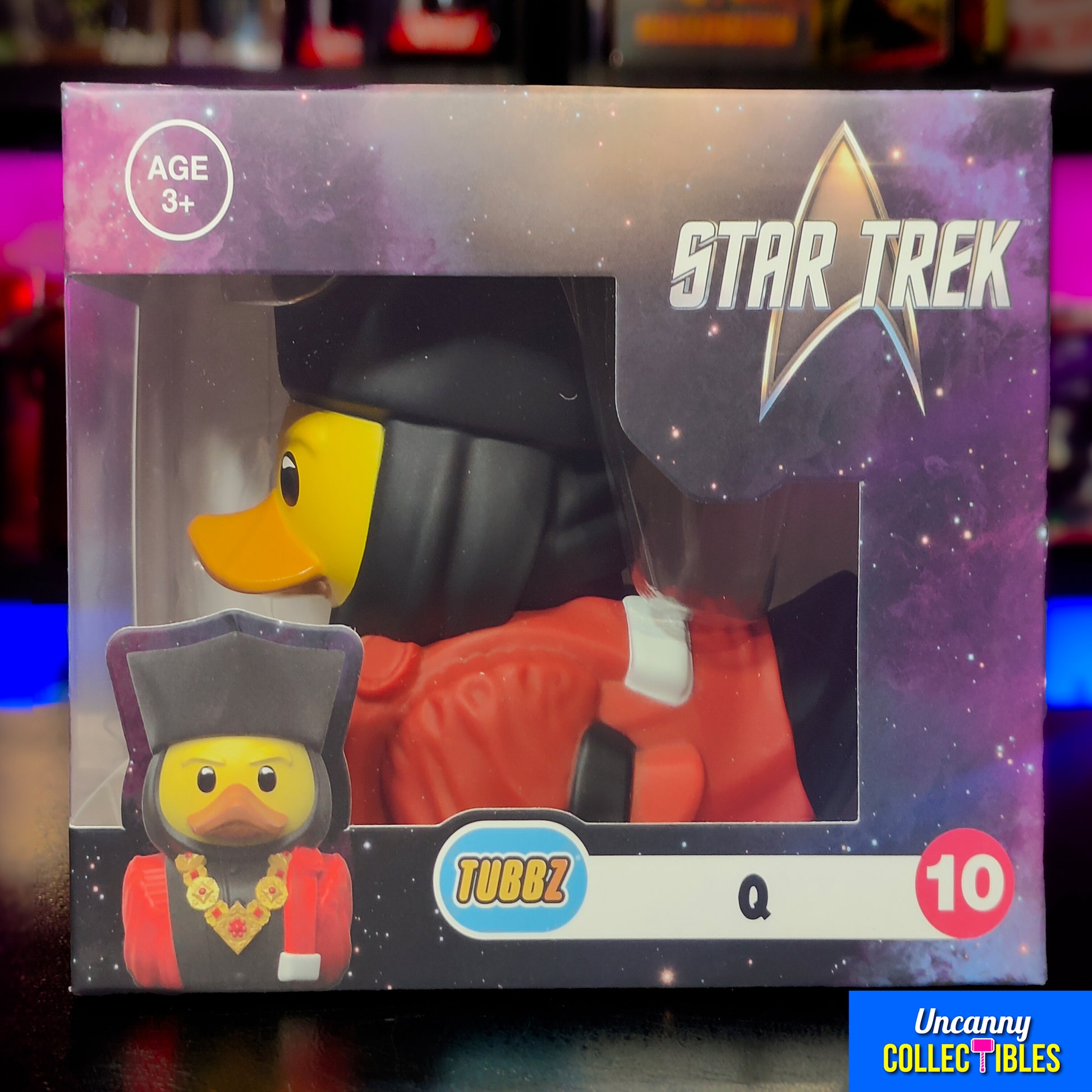 Buy Star Trek Q #10 Tubbz Boxed Edition Cosplaying Duck Collectible 10cm online at Uncanny Collectibles - Fast Delivery from Ireland