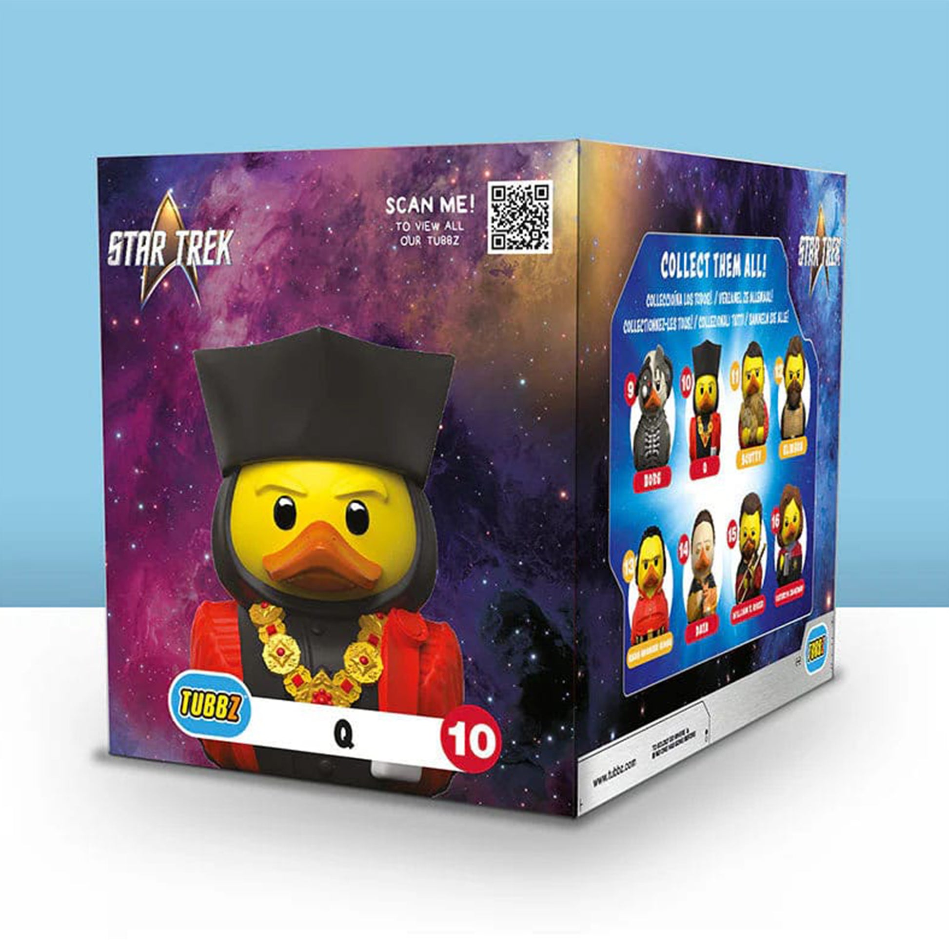 Buy Star Trek Q #10 Tubbz Boxed Edition Cosplaying Duck Collectible 10cm online at Uncanny Collectibles - Fast Delivery from Ireland