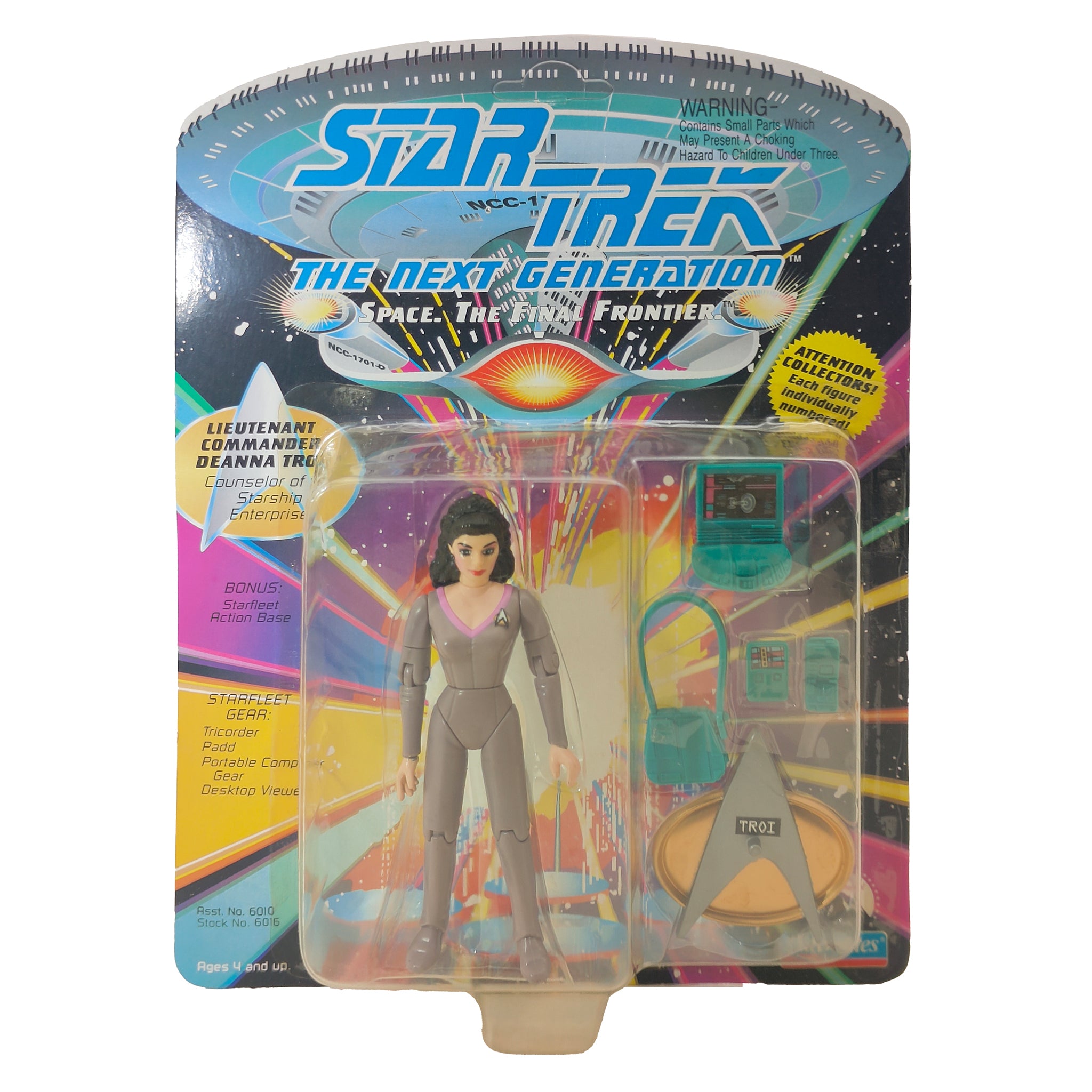 Star Trek The Next Generation Deanna Troi Playmates Action Figure 1992