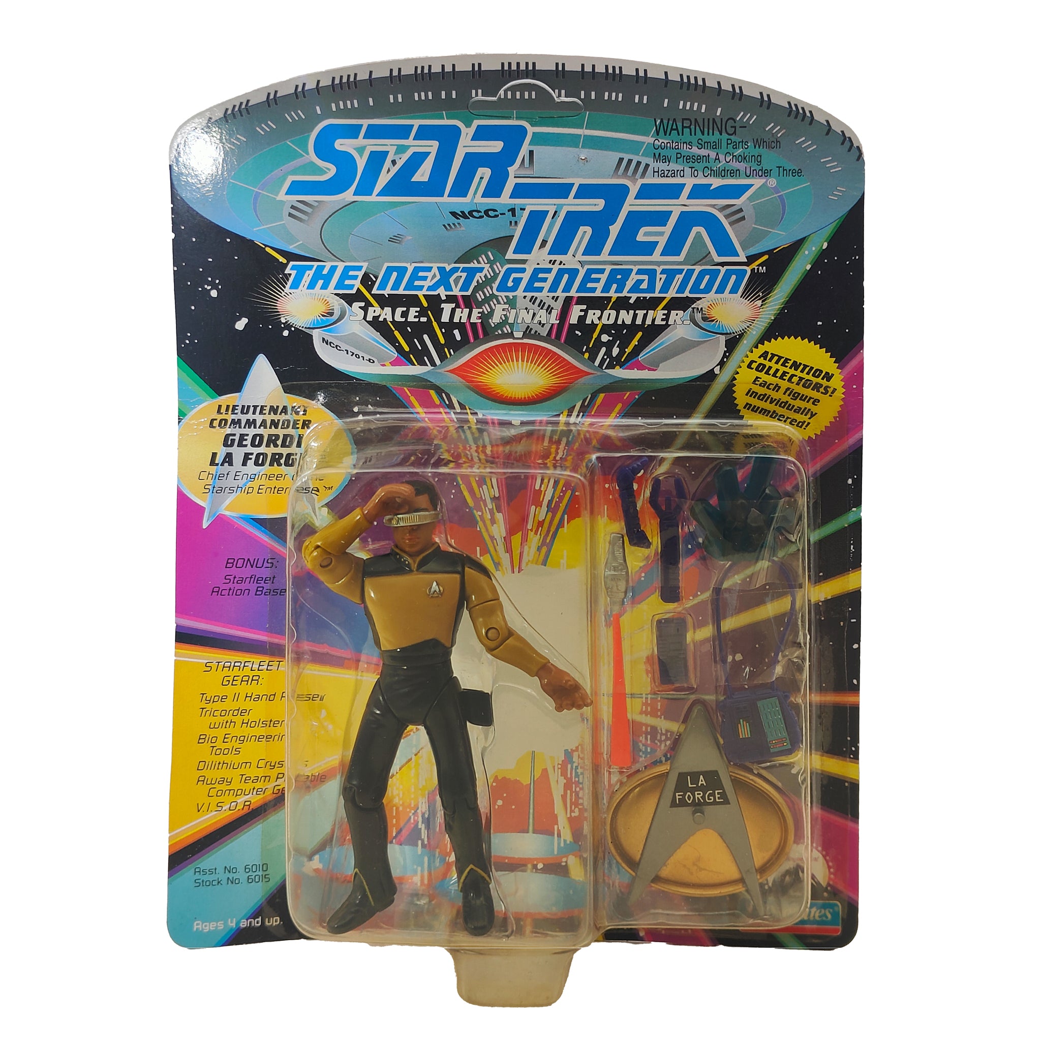 Star Trek The Next Generation Geordi La Forge Playmates Figure 1992