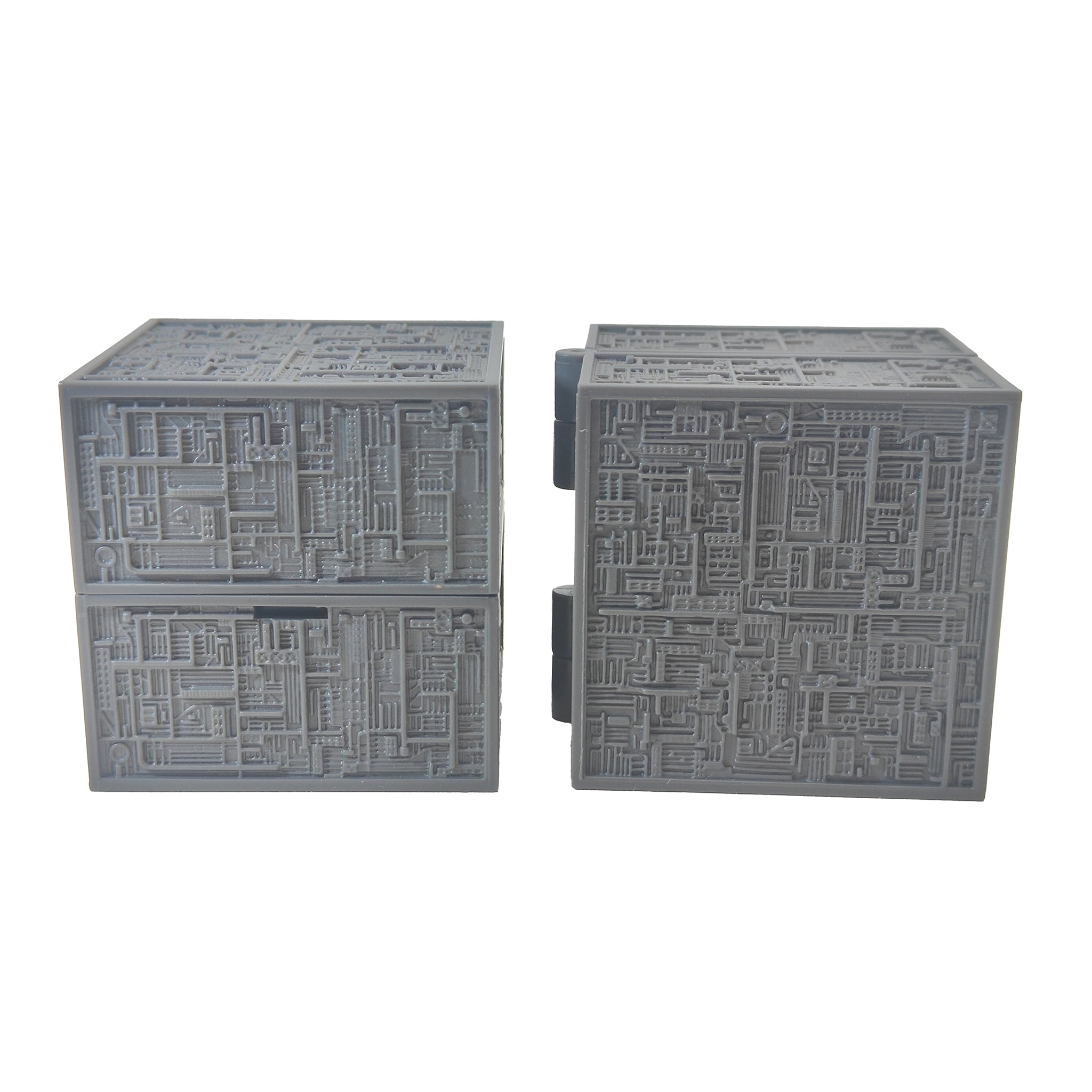 Star Trek TNG Innerspace Series Borg Cube Mini Playset Playmates Toys 1994 6cm – TV Icons & Heroes, Playmates Toys, 6 cm, 1994, pre-owned collector piece, Uncanny Collectibles Dublin Ireland