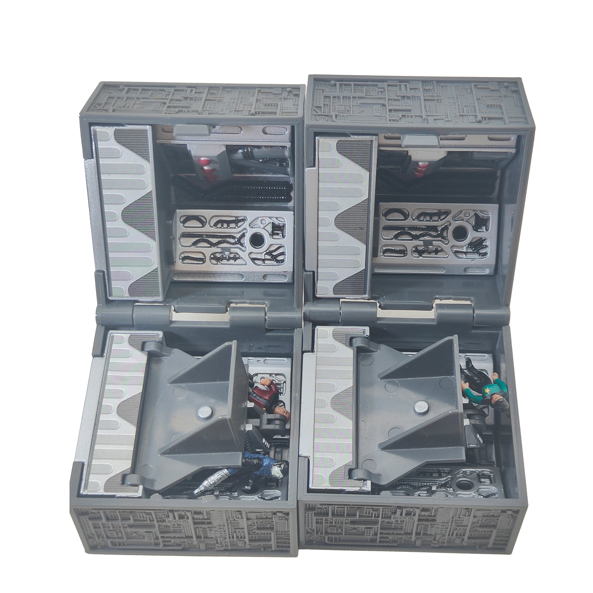 Star Trek TNG Innerspace Series Borg Cube Mini Playset Playmates Toys 1994 6cm – TV Icons & Heroes, Playmates Toys, 6 cm, 1994, pre-owned collector piece, Uncanny Collectibles Dublin Ireland