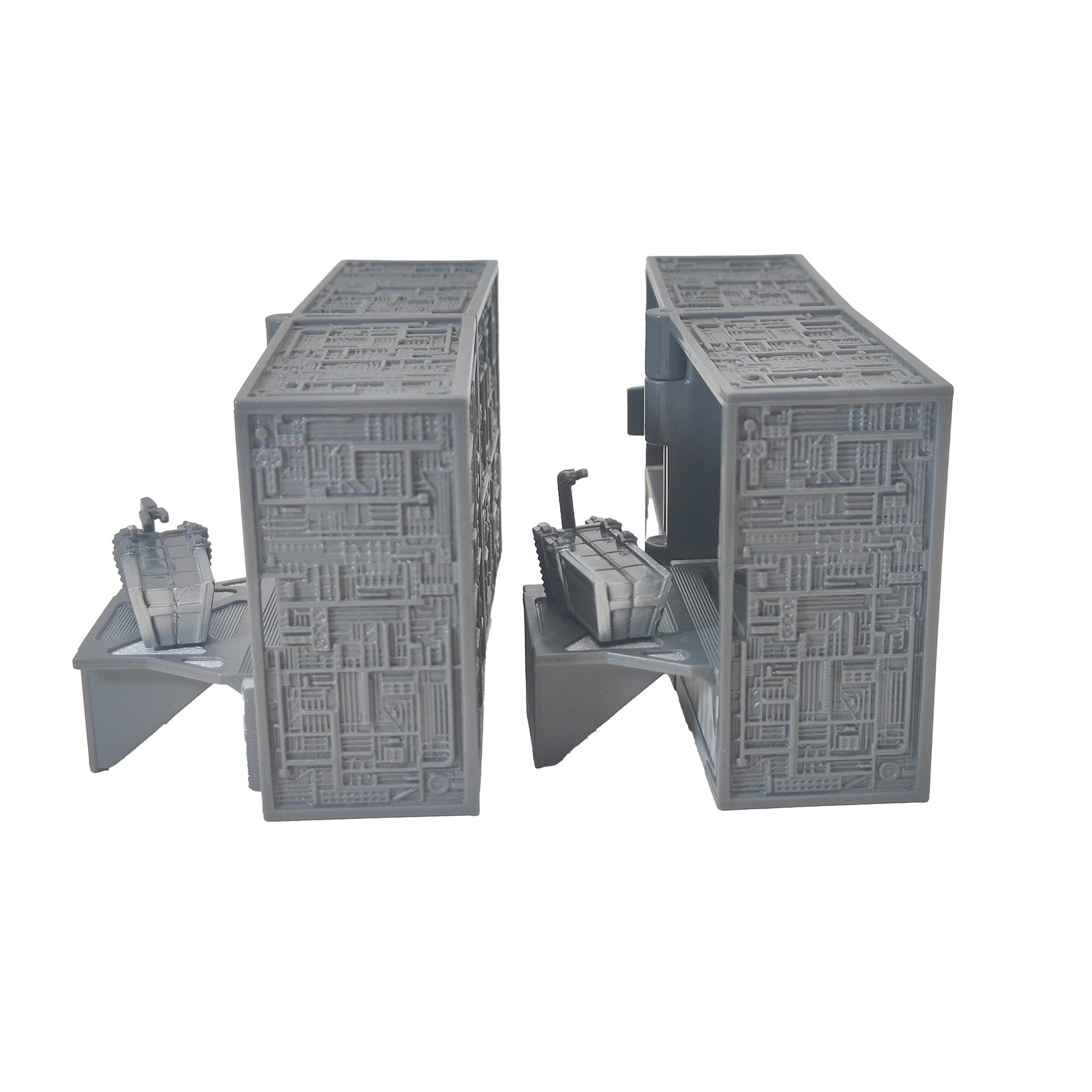 Star Trek TNG Innerspace Series Borg Cube Mini Playset Playmates Toys 1994 6cm