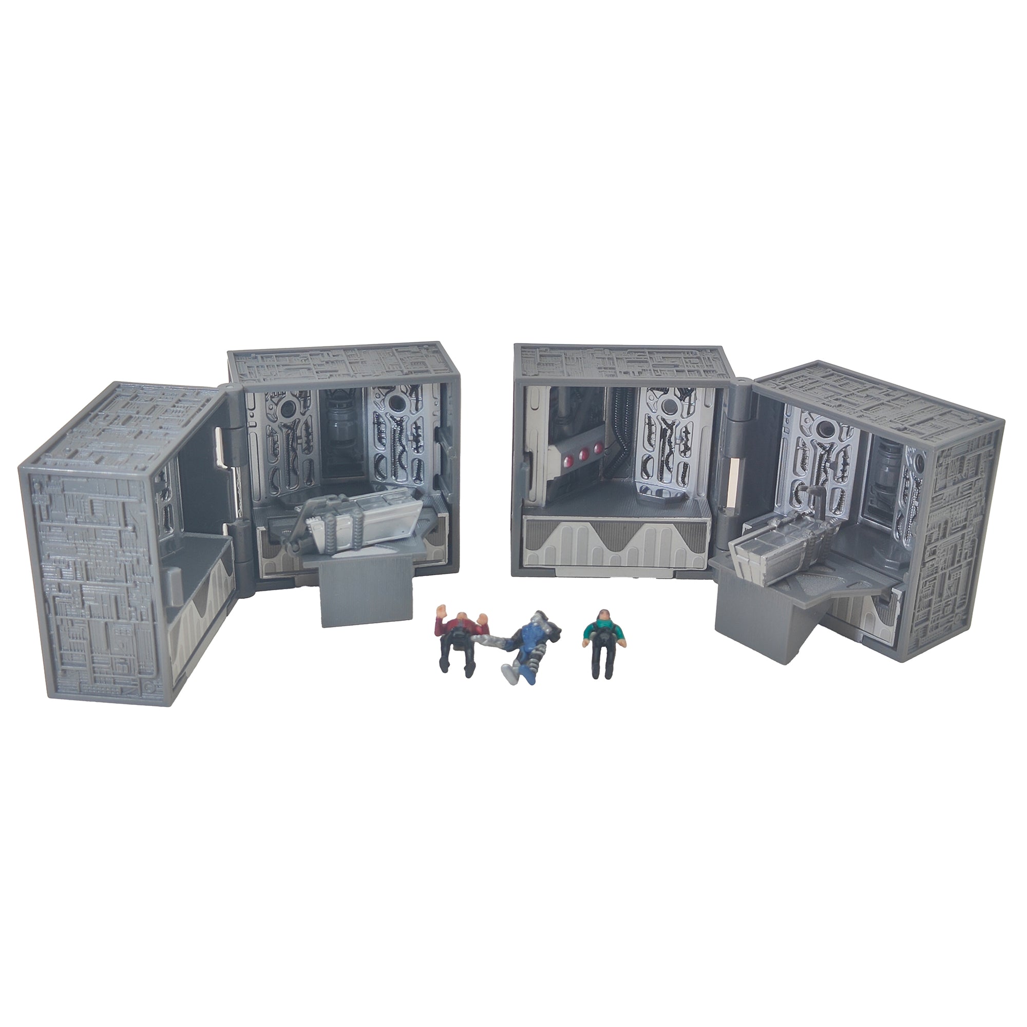 Star Trek TNG Innerspace Series Borg Cube Mini Playset Playmates Toys 1994 6cm
