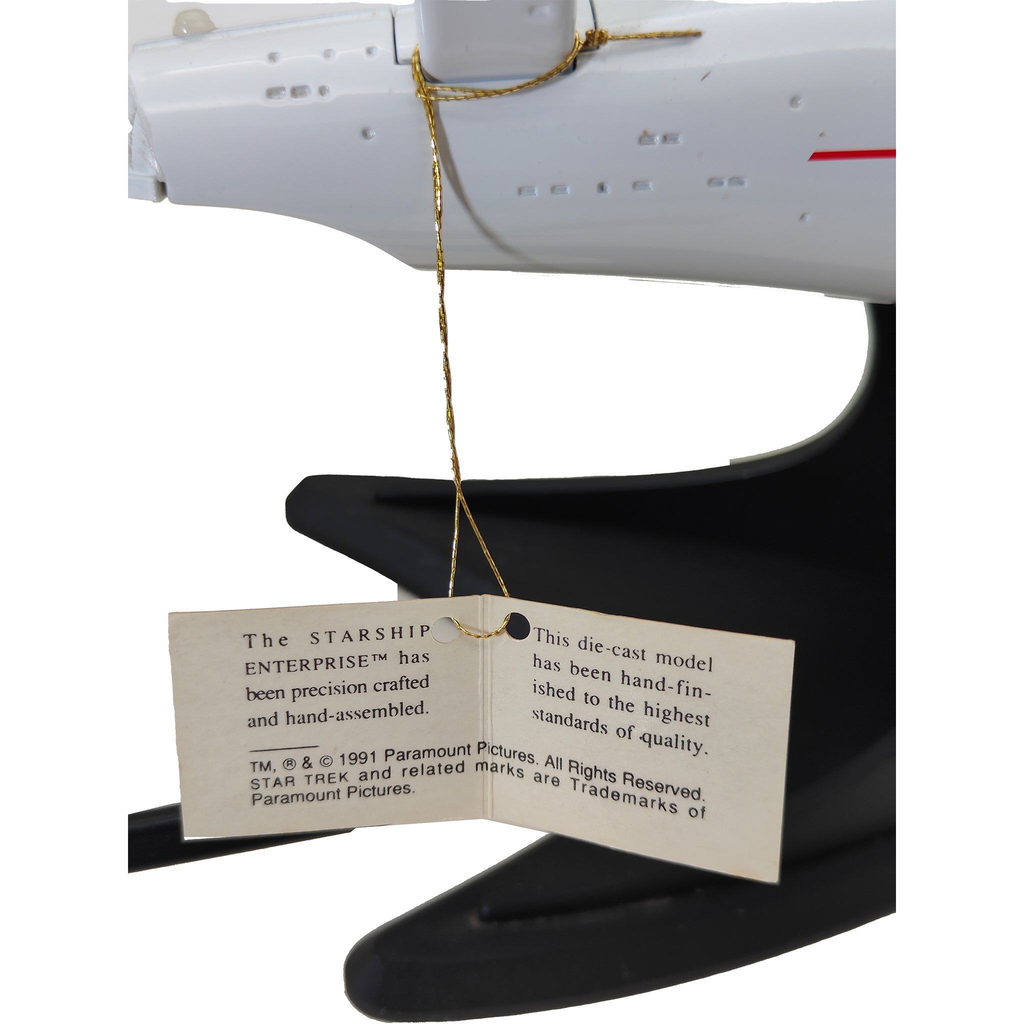 Star Trek USS Enterprise NCC 1701 25th Anniversary Franklin Mint 1991 – TV Icons & Heroes, Vintage Brands, 38 cm, 1991, pre-owned collector piece, Uncanny Collectibles Dublin Ireland