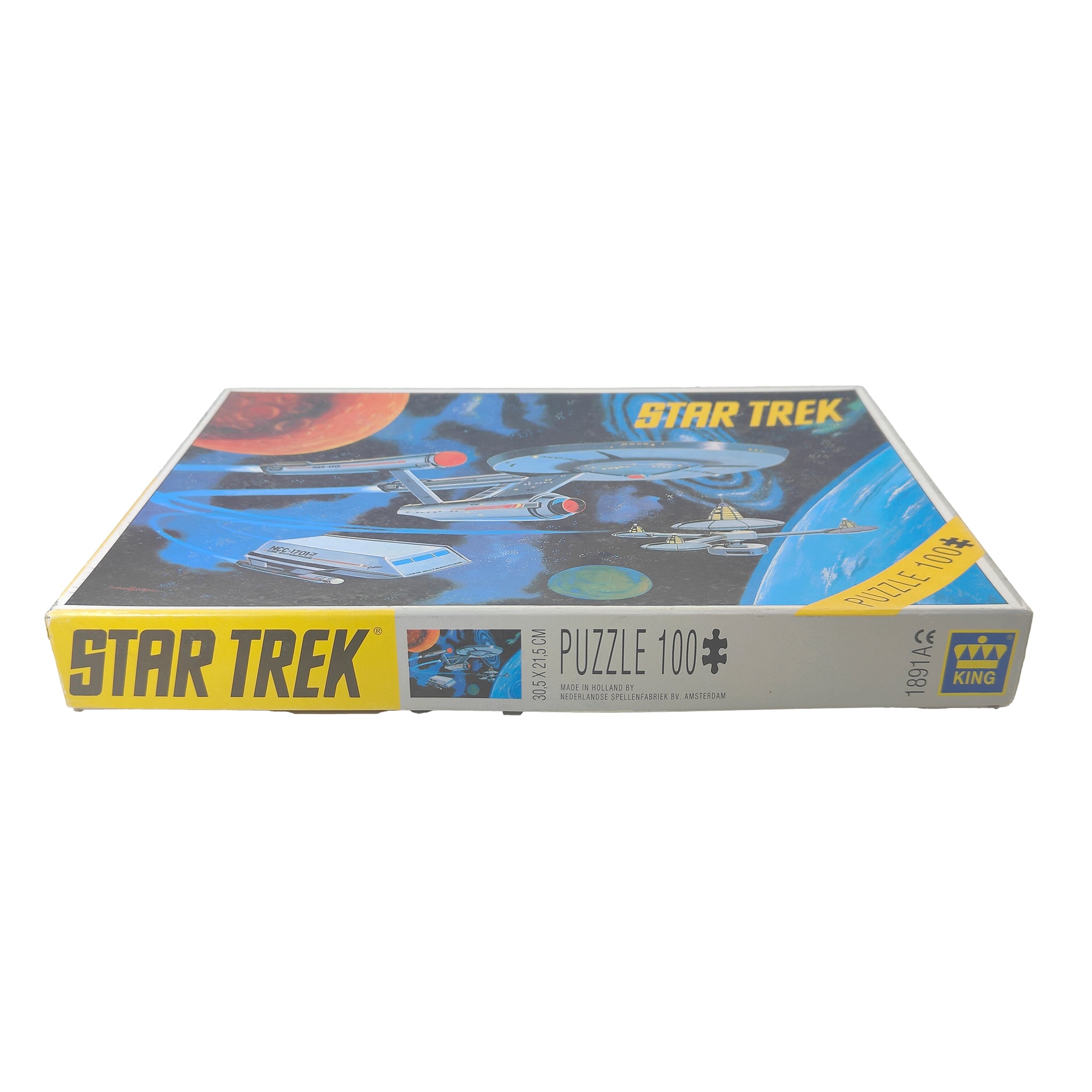 Star Trek USS Enterprise NCC 1701 King Jigsaw Puzzle 100 Pieces – TV Icons & Heroes, Vintage Brands, -, pre-owned collector piece, Uncanny Collectibles Dublin Ireland