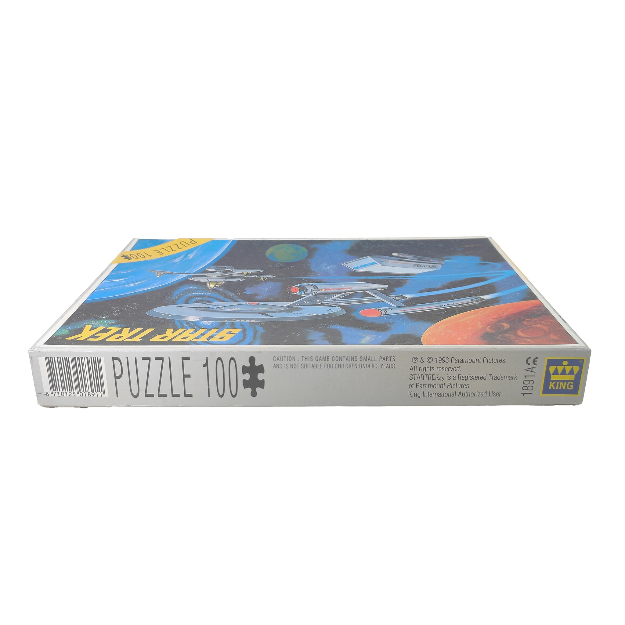 Star Trek USS Enterprise NCC 1701 King Jigsaw Puzzle 100 Pieces – TV Icons & Heroes, Vintage Brands, -, pre-owned collector piece, Uncanny Collectibles Dublin Ireland
